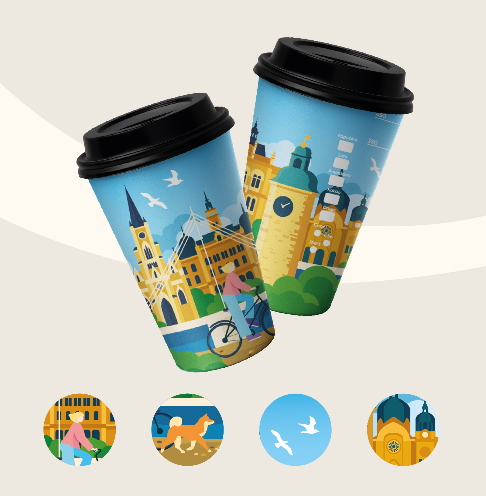 Coffee Cup Design | Green House Serbia — Изображение №6 — Брендинг, Иллюстрация на Dprofile