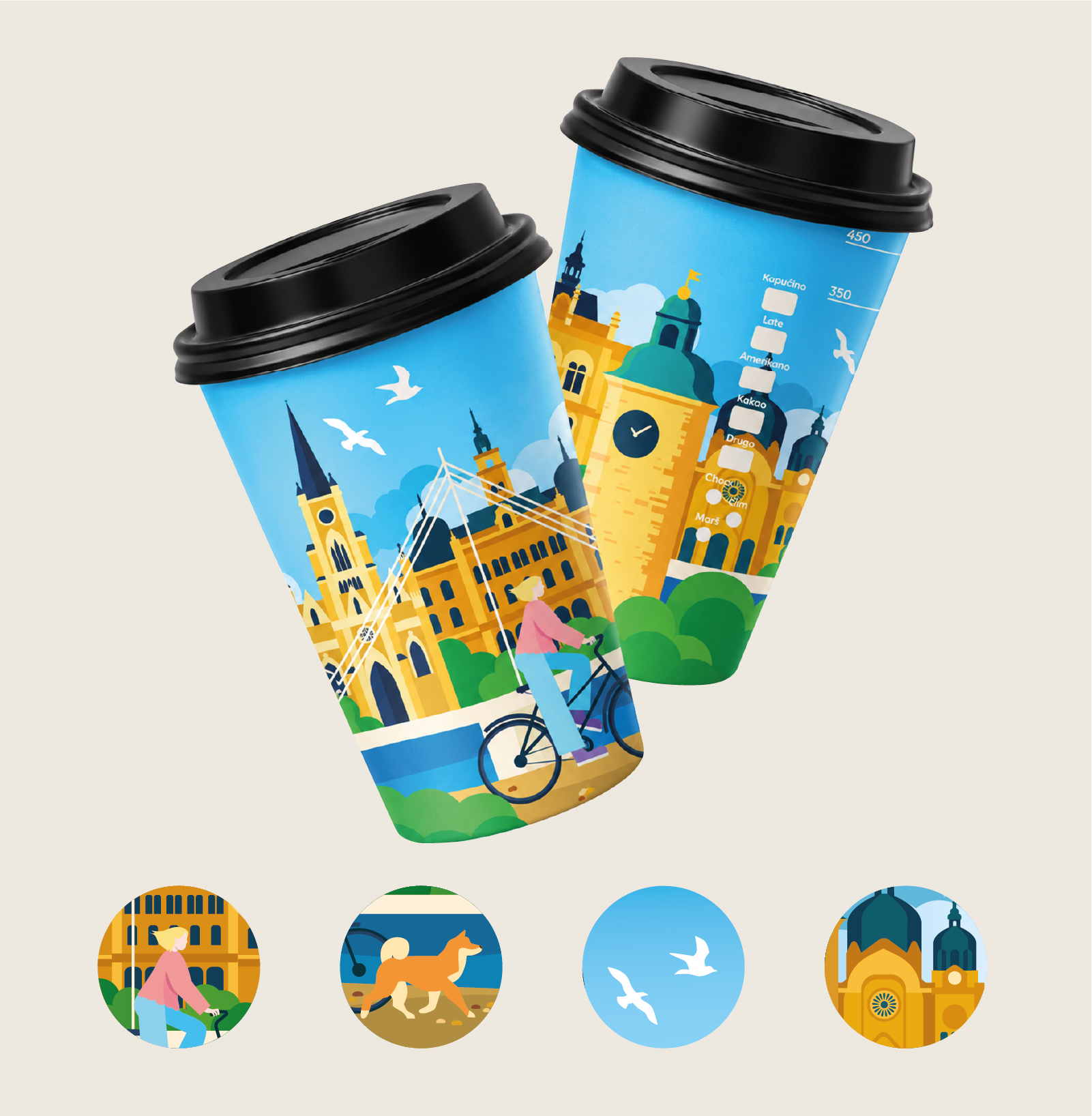 Coffee Cup Design | Green House Serbia — Изображение №5 — Брендинг, Иллюстрация на Dprofile