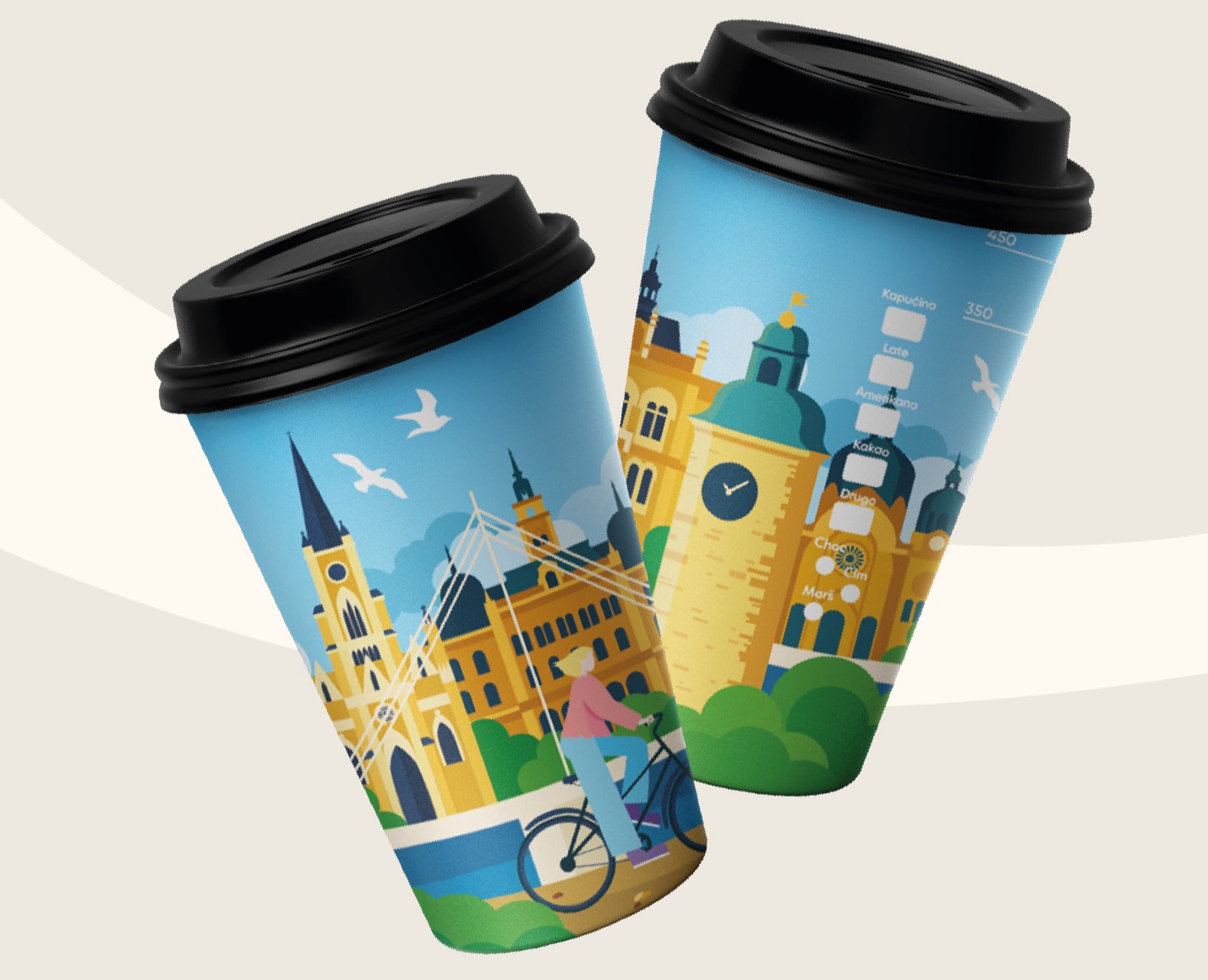 Coffee Cup Design | Green House Serbia на Dprofile