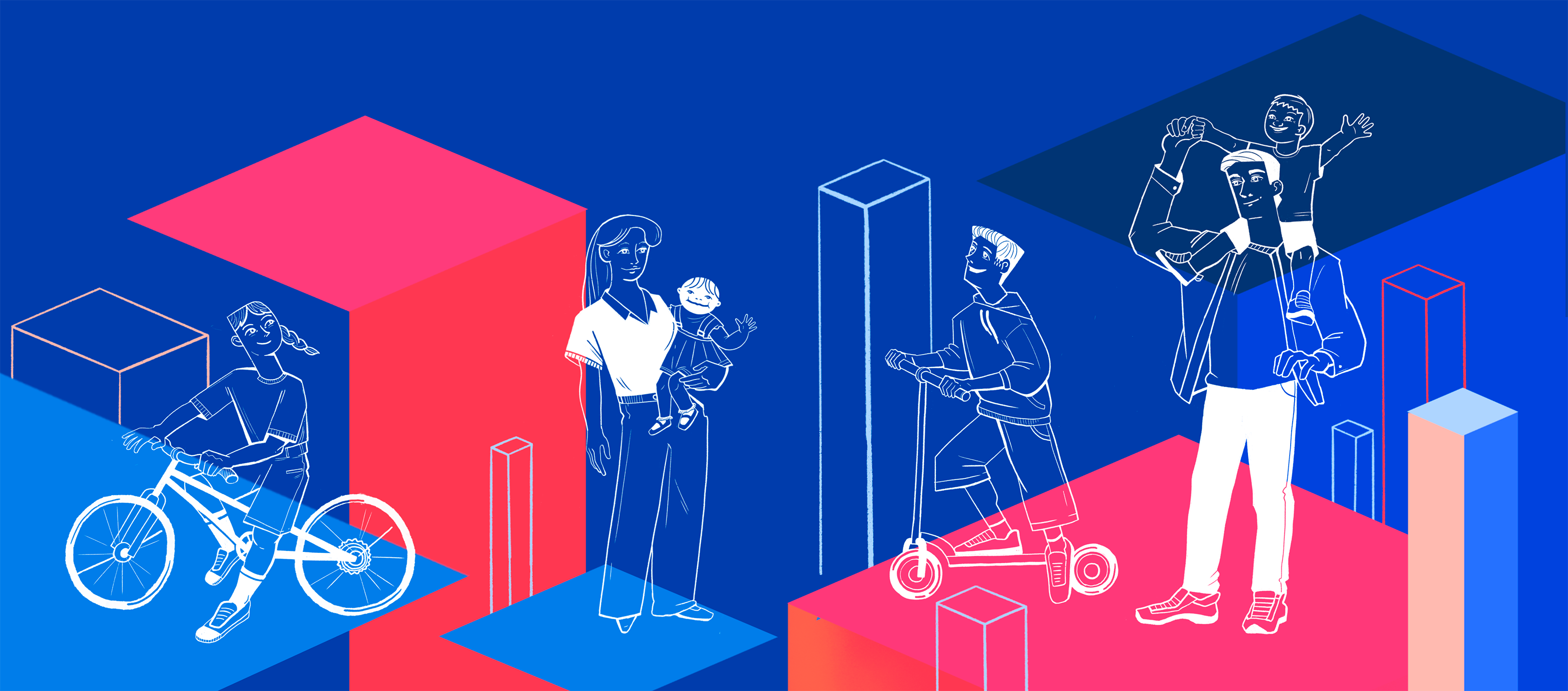 Образ конференции Института демографической политики — Изображение №4 — Брендинг, Иллюстрация на Dprofile