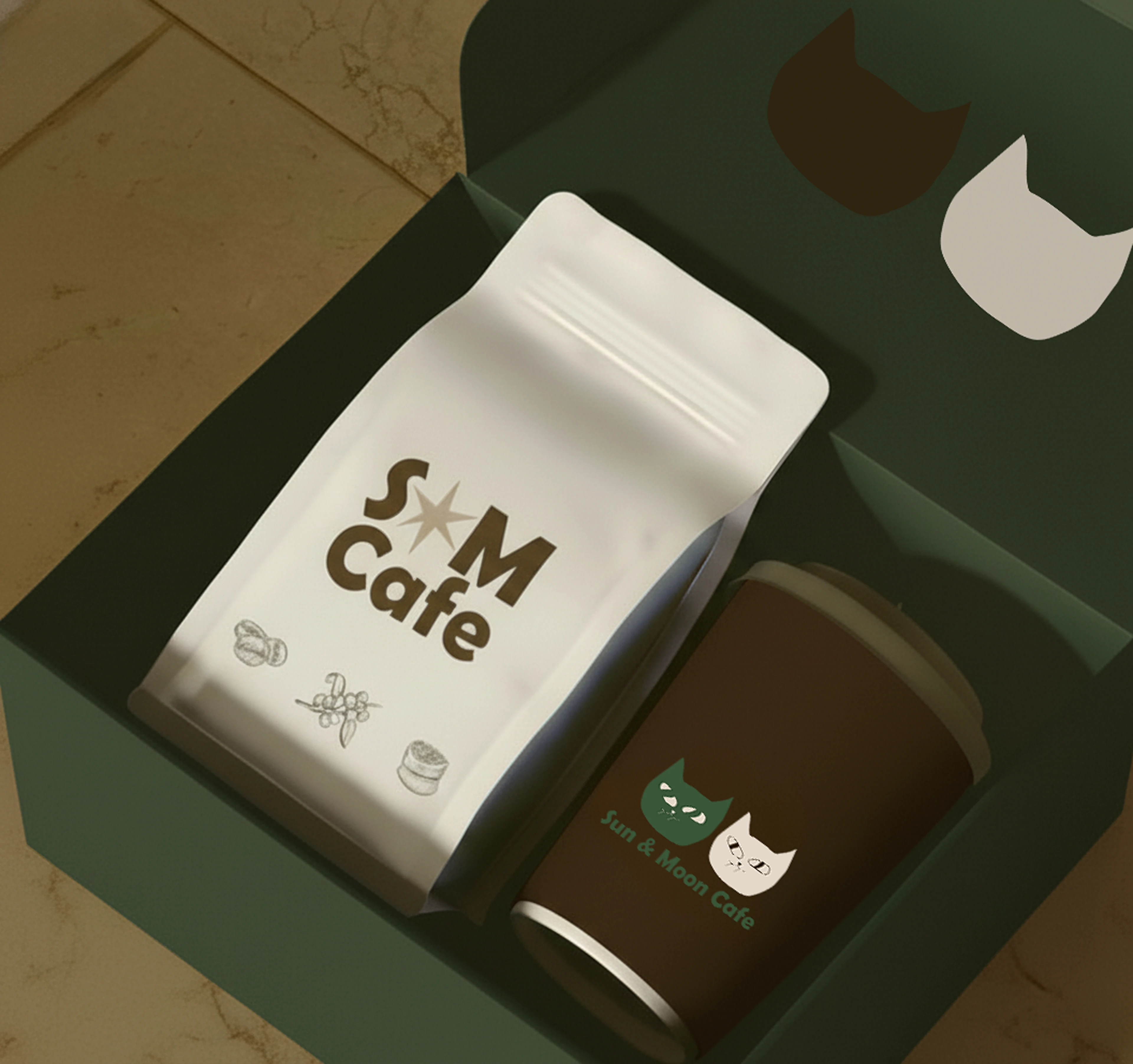 Sun & Moon Cafe — Изображение №10 — Брендинг на Dprofile