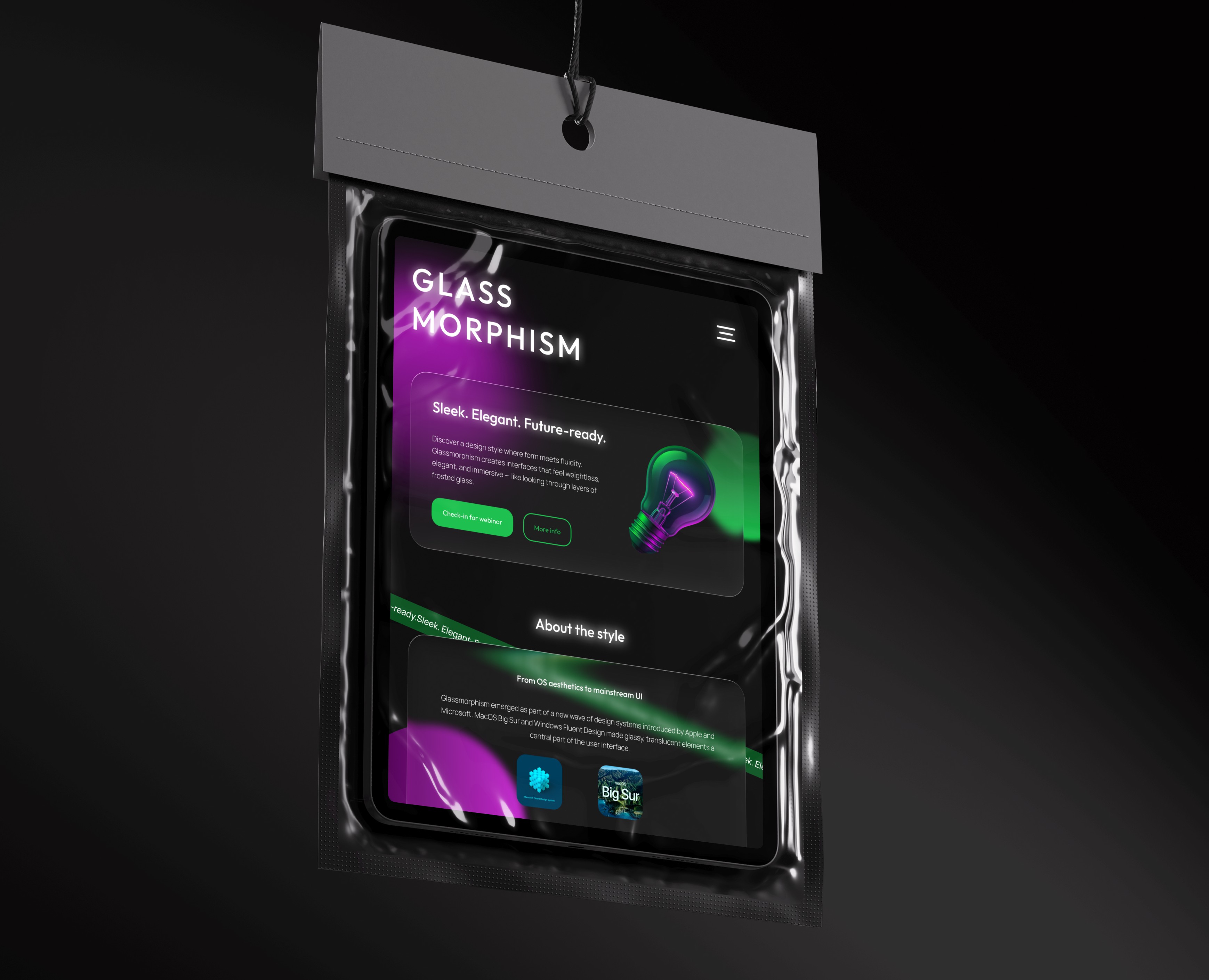 Glassmorphism - UI/UX Case Study — Dprofile