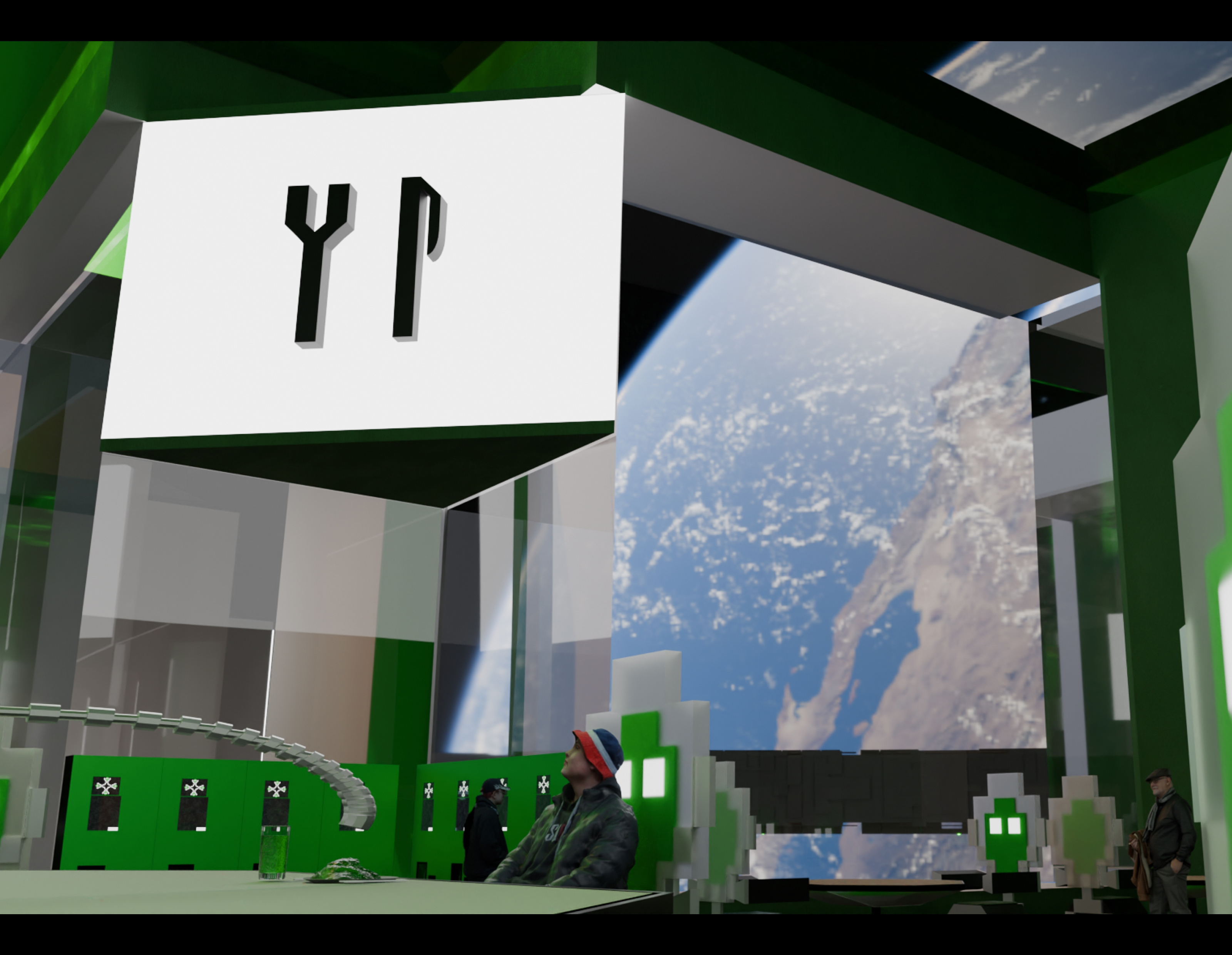 Путеводитель по космическому ресторану БИОКОД  (Фантастика) — Изображение №9 — 3D, Архитектура на Dprofile