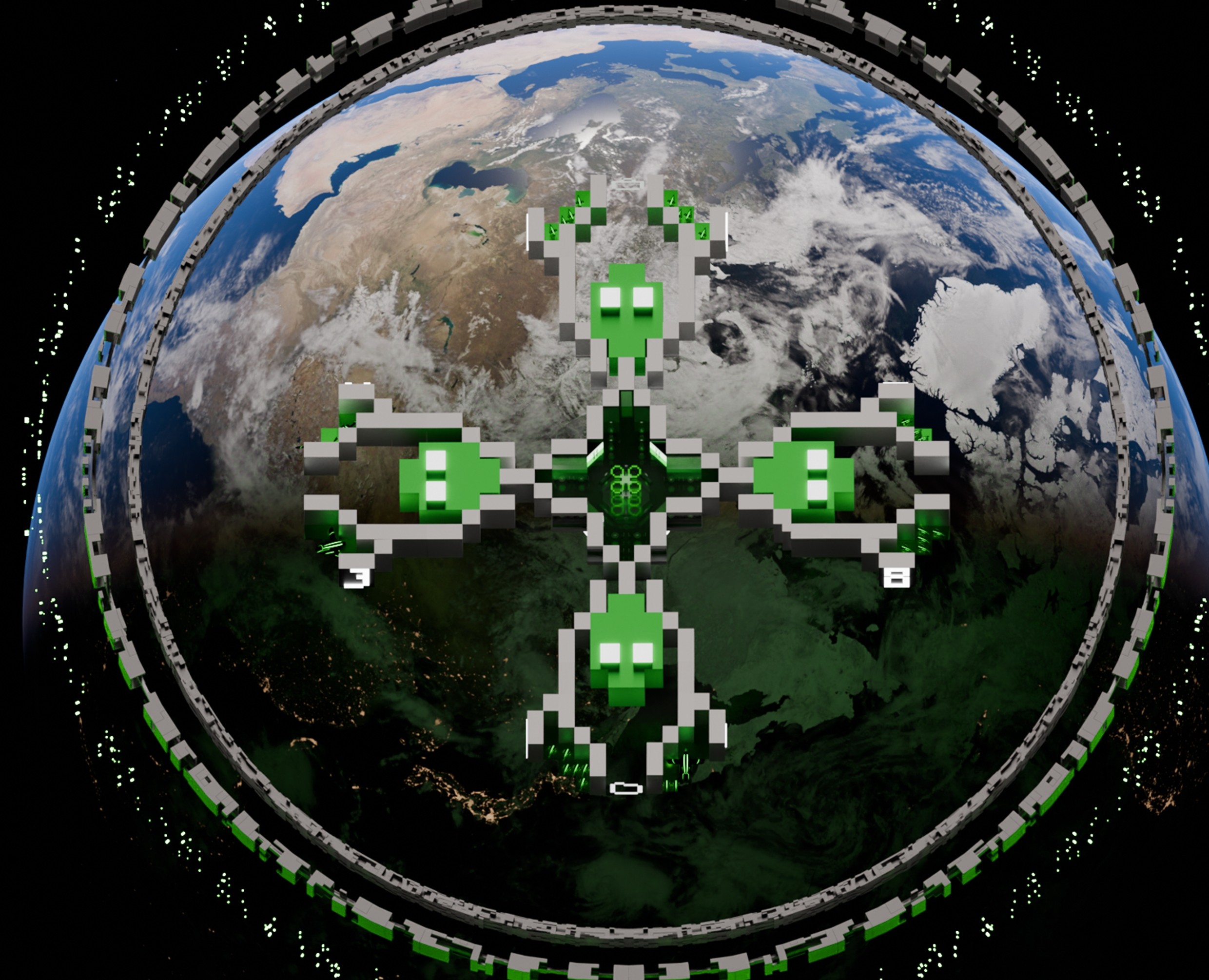 Путеводитель по космическому ресторану БИОКОД  (Фантастика) — 3D, Архитектура на Dprofile