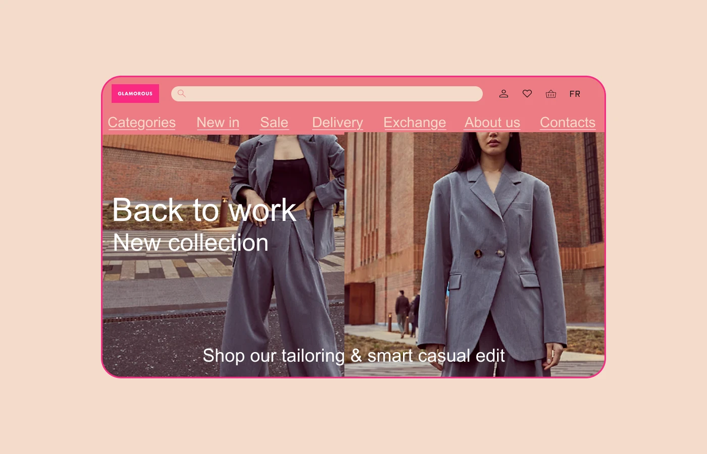 GLAMOROUS — Изображение №2 — Интерфейсы на Dprofile