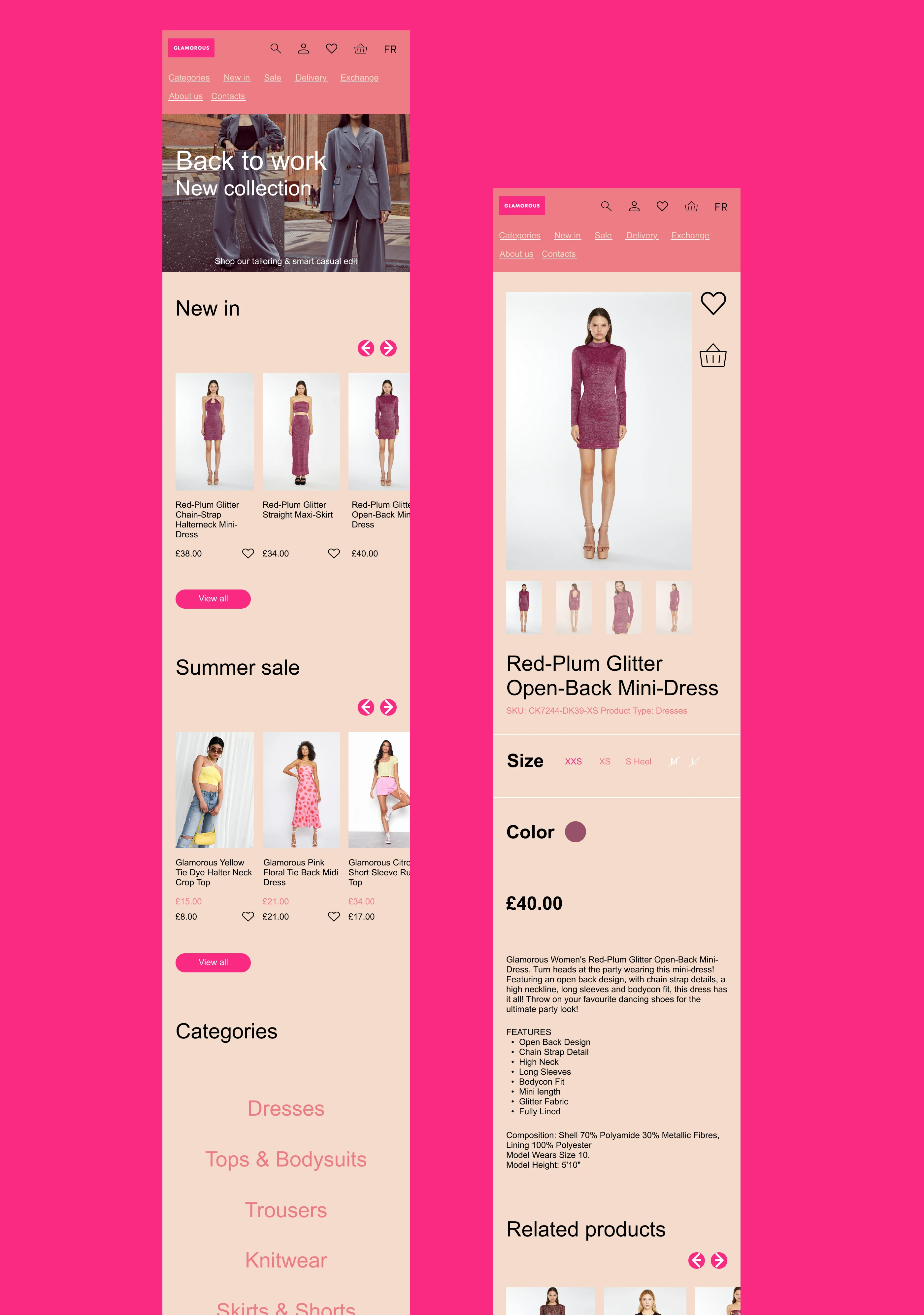 GLAMOROUS — Изображение №4 — Интерфейсы на Dprofile