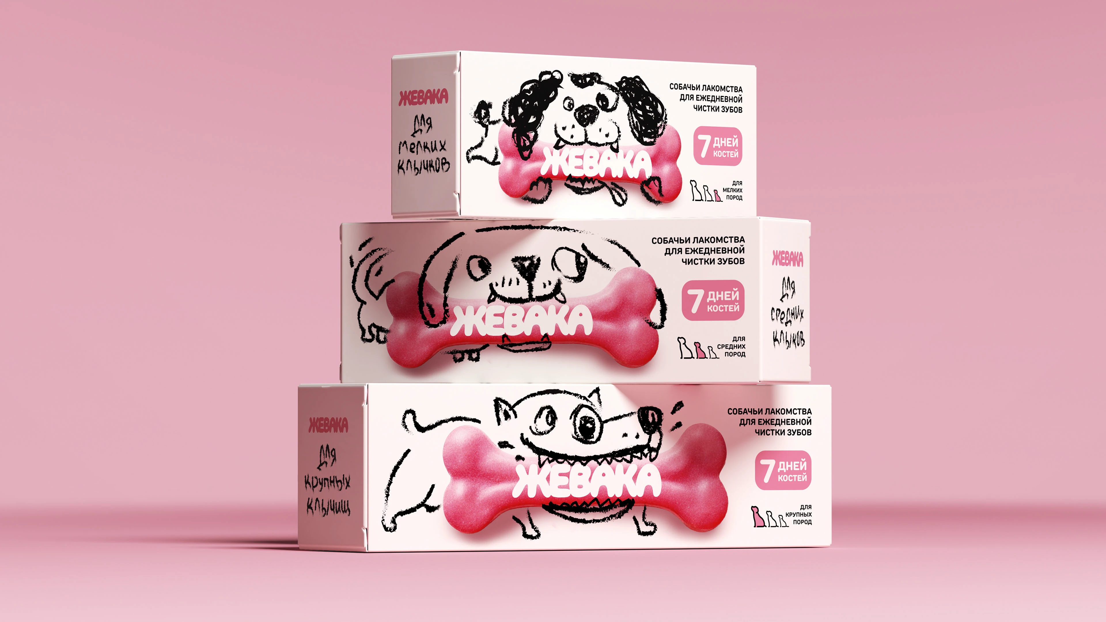 Жевака | Брендинг и упаковка для собачьих лакомств — Изображение №5 — Брендинг на Dprofile