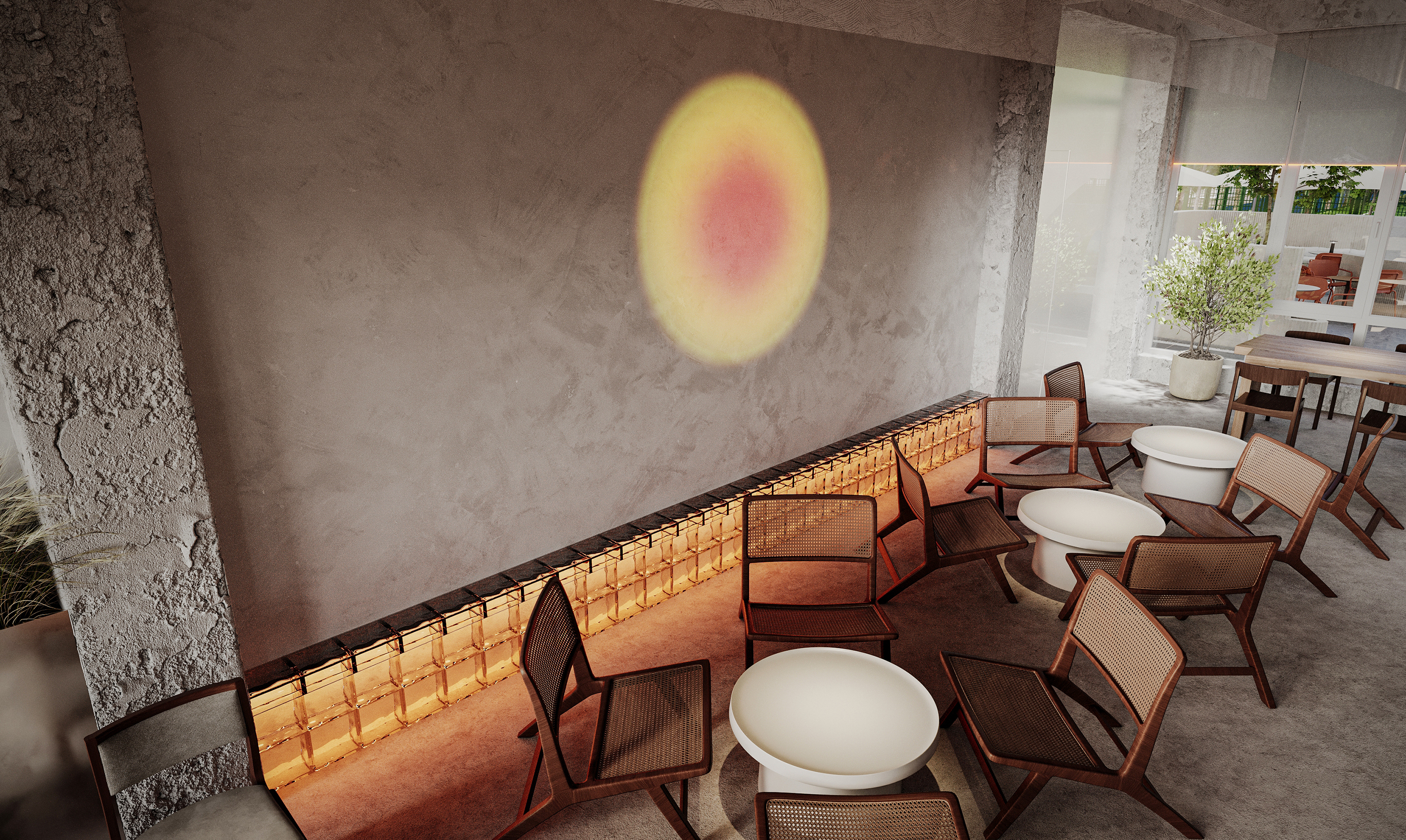 Номинант Restaurant & Bar Design Awards - кафе HIROO — Изображение №3 — 3D на Dprofile