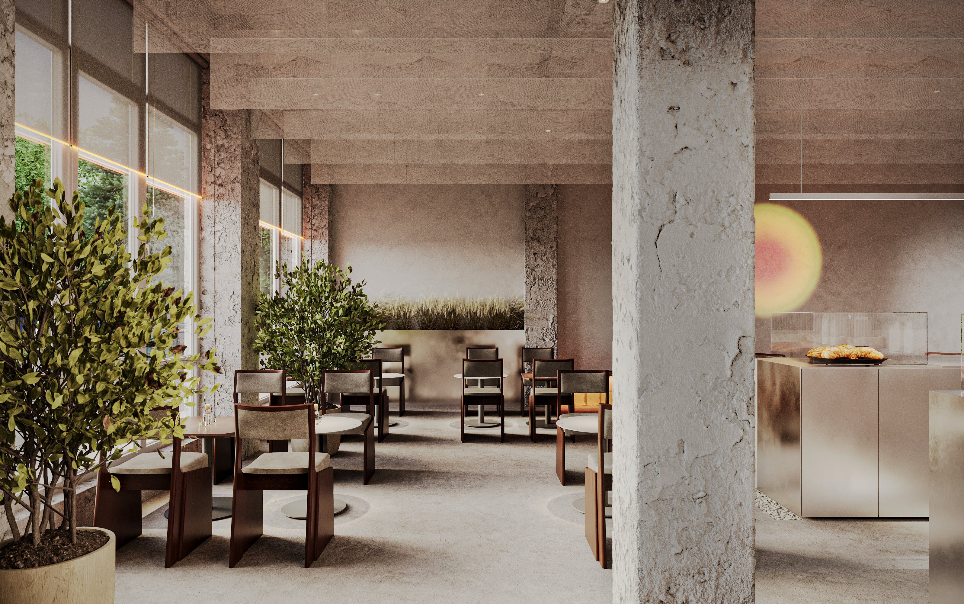 Номинант Restaurant & Bar Design Awards - кафе HIROO — Изображение №4 — 3D на Dprofile