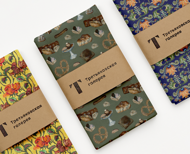 Третьяковская галерея. Мерч к выставкам — Брендинг, Иллюстрация на Dprofile