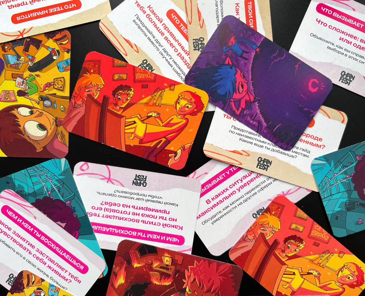 Chain Fest. Карточки для спидфрендинга на Dprofile