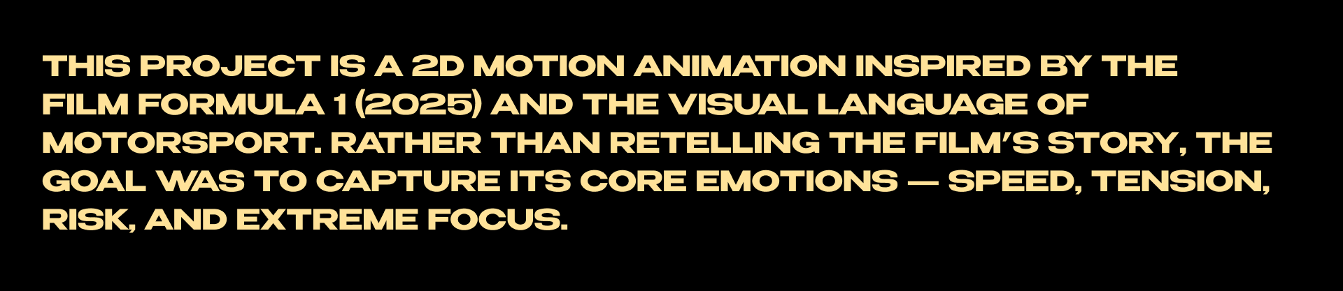 Formula 1 (2025) | 2D Motion Animation — Изображение №2 — Иллюстрация, Анимация на Dprofile