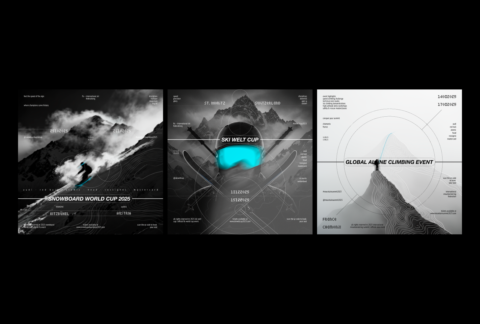 Posters "Mountain sport" — Изображение №8 — Графика, Маркетинг на Dprofile