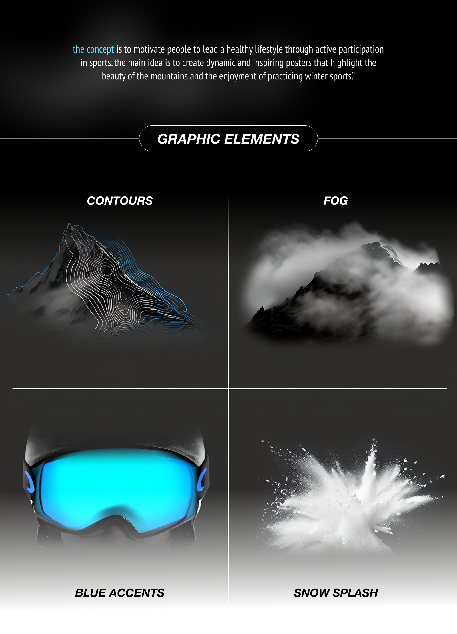 Posters "Mountain sport" — Изображение №2 — Графика, Маркетинг на Dprofile