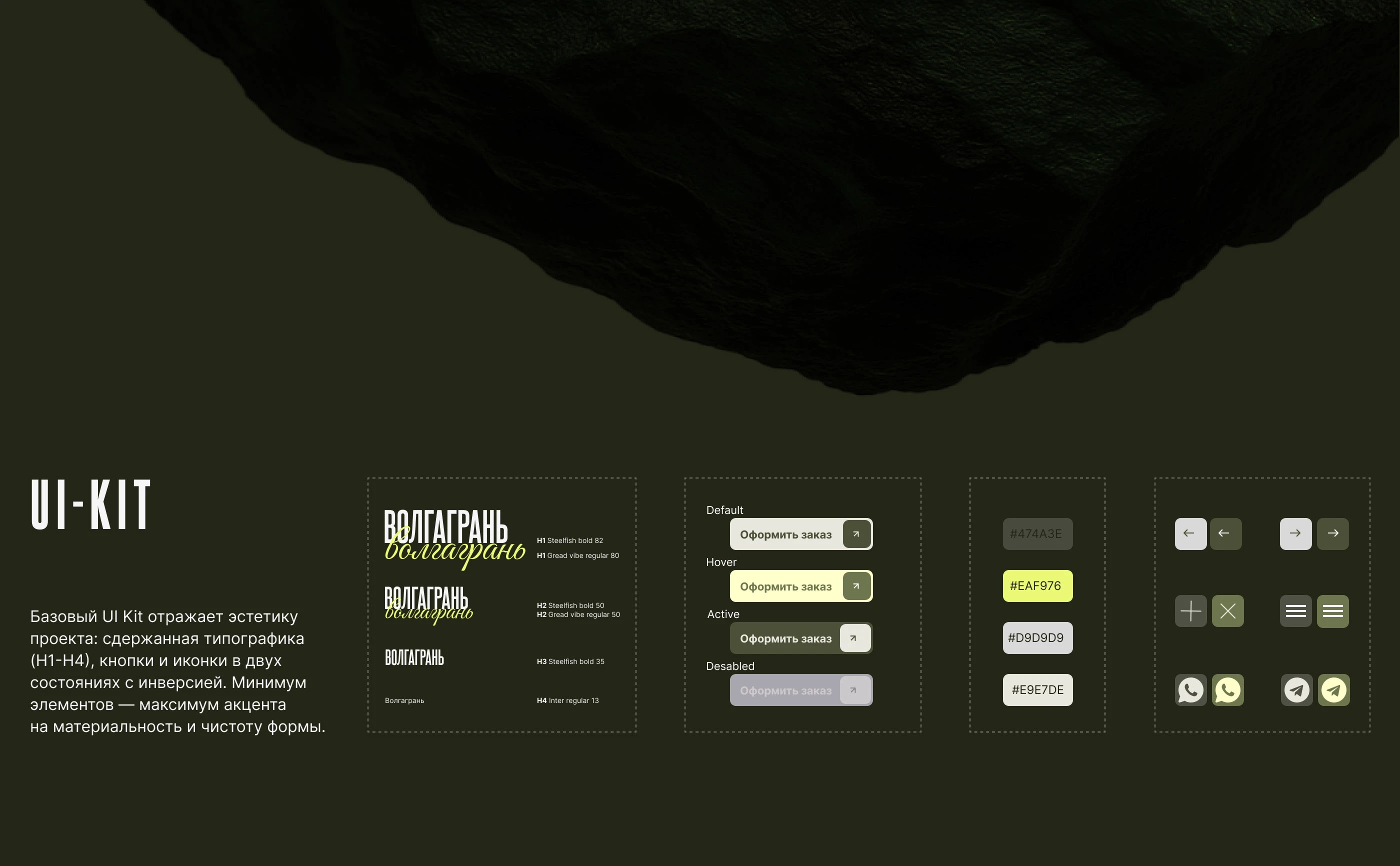 Лендинг для камнерезной мастерской — Изображение №6 — Интерфейсы на Dprofile