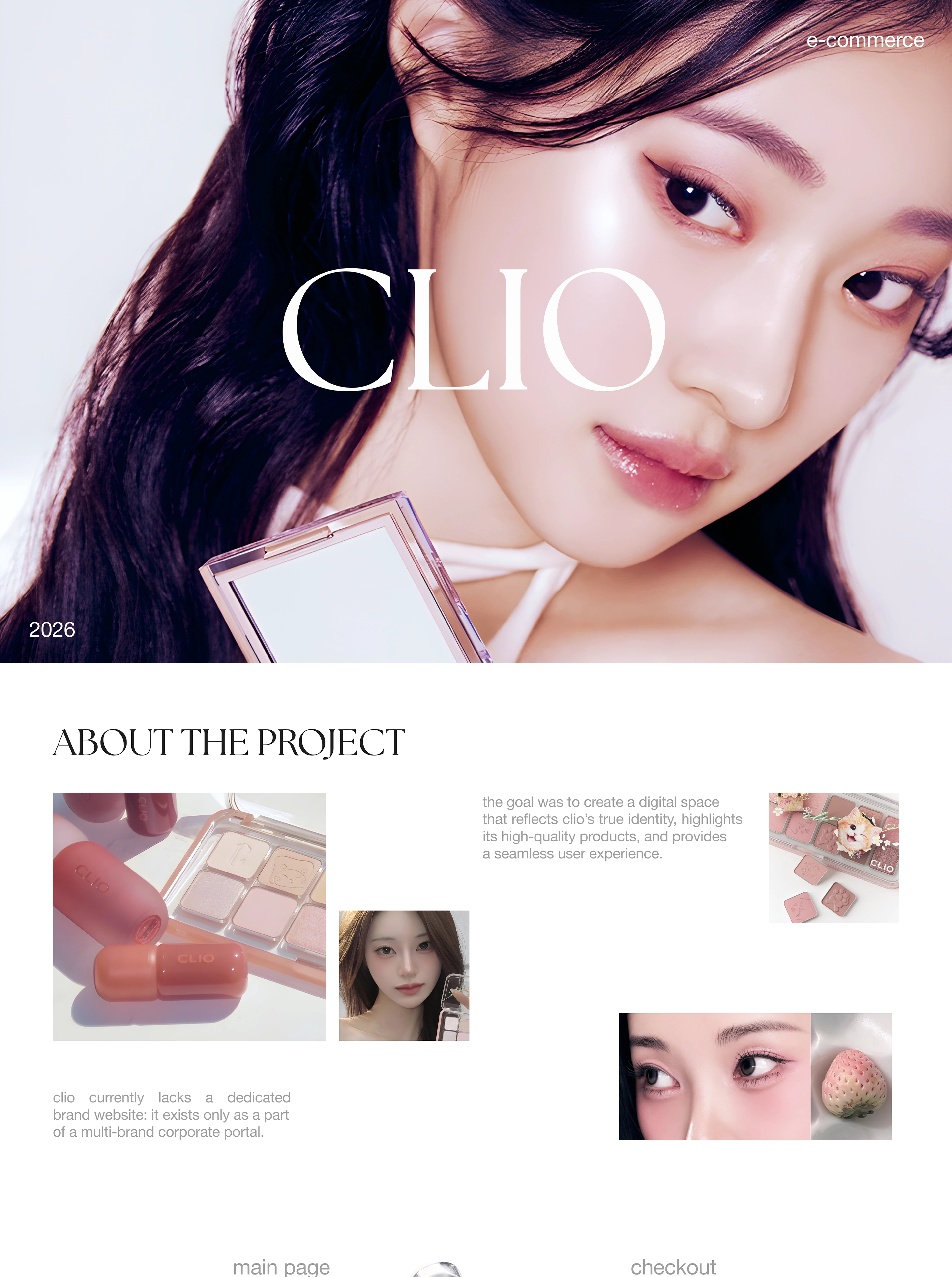 CLIO REDESIGN / e-commerce — Изображение №1 — Интерфейсы, Маркетинг на Dprofile