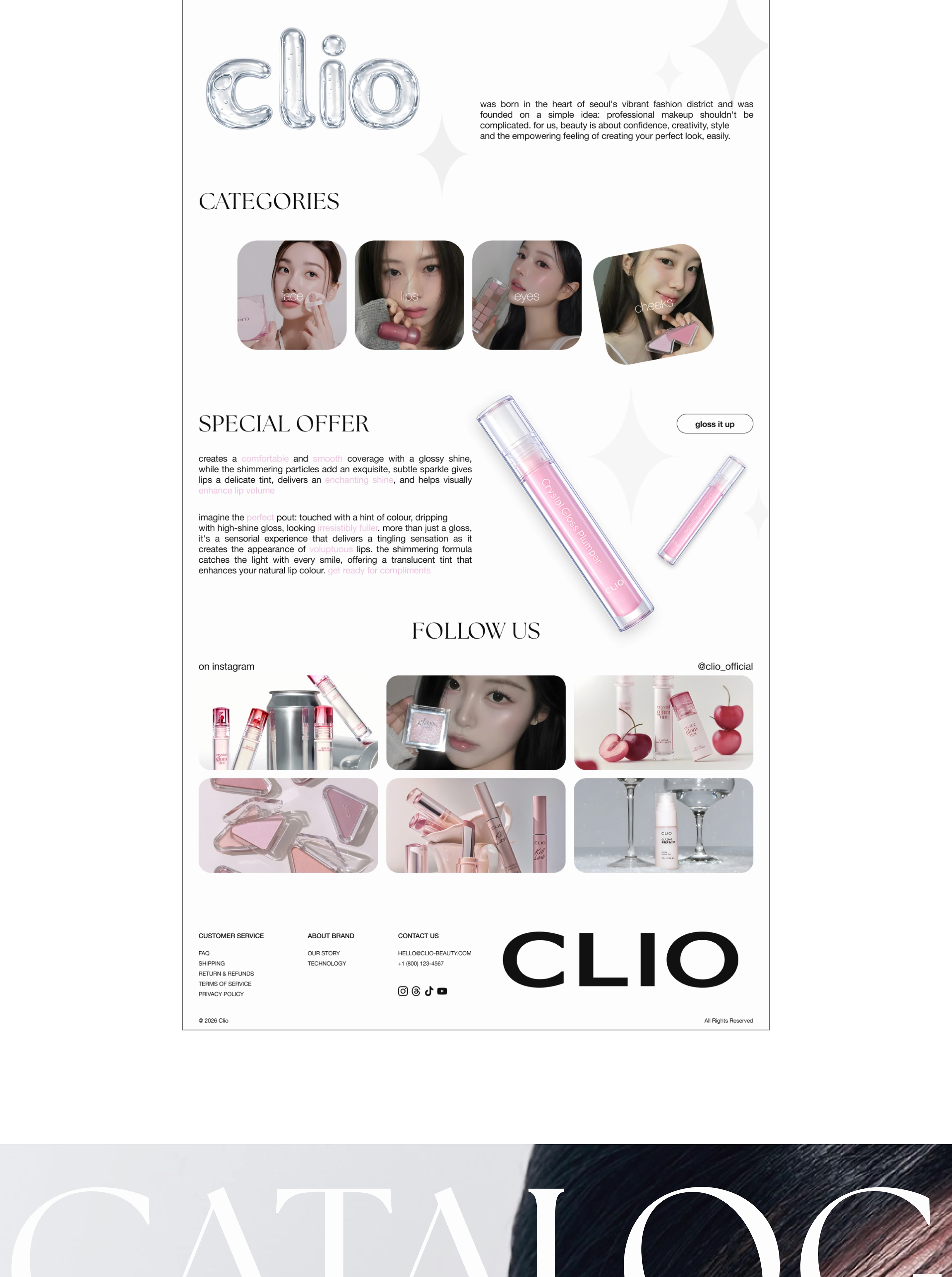 CLIO REDESIGN / e-commerce — Изображение №5 — Интерфейсы, Маркетинг на Dprofile
