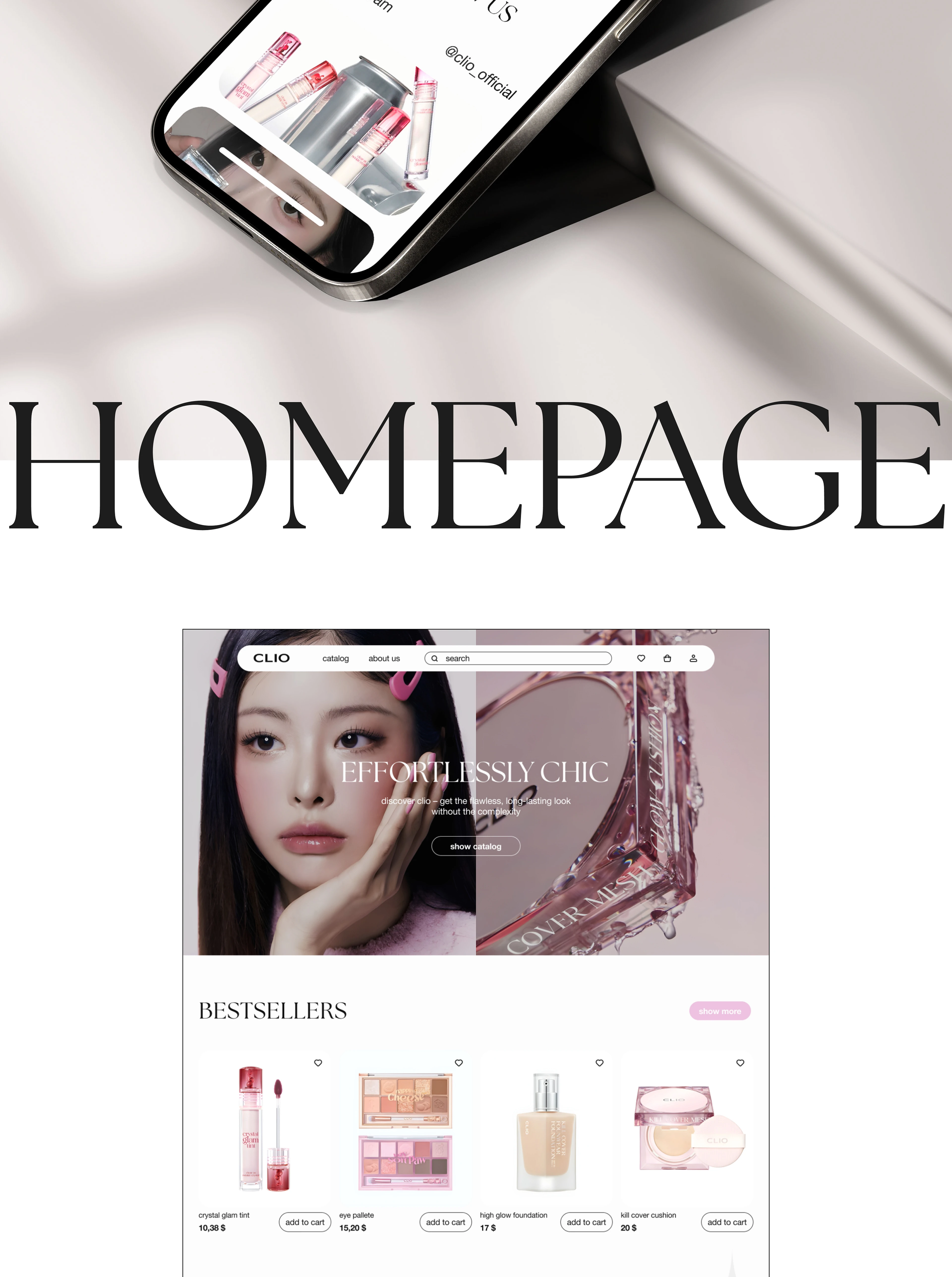 CLIO REDESIGN / e-commerce — Изображение №4 — Интерфейсы, Маркетинг на Dprofile