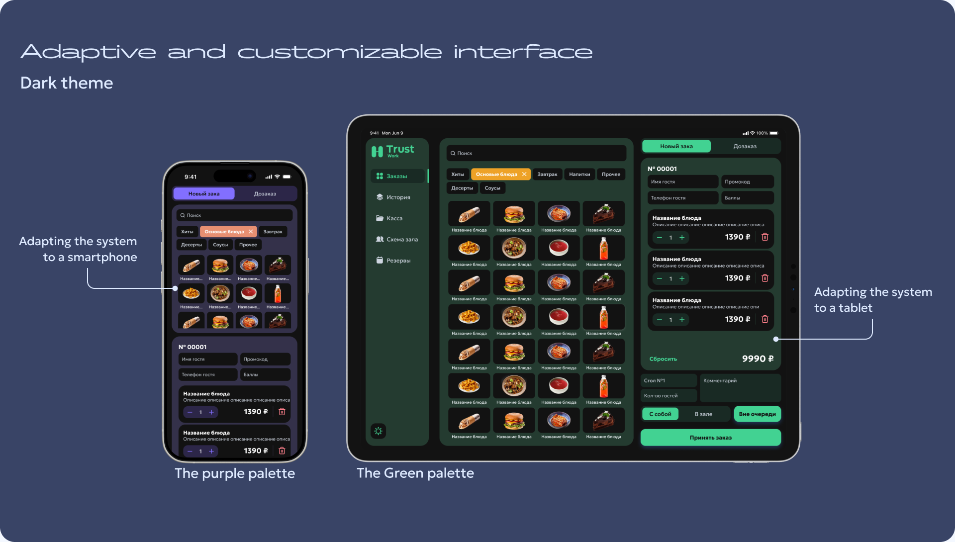 Trust. Automation system for cafes and restaurants — Изображение №15 — Интерфейсы на Dprofile