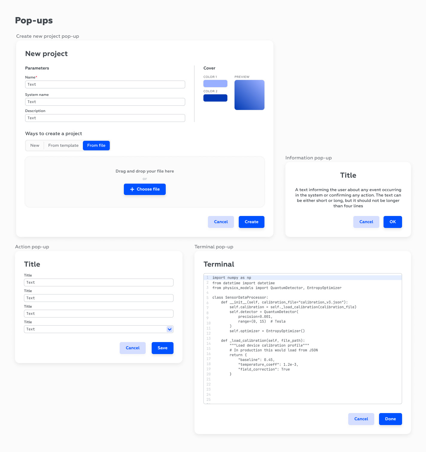 Low-code fintech platform interface design — Изображение №6 — Интерфейсы на Dprofile