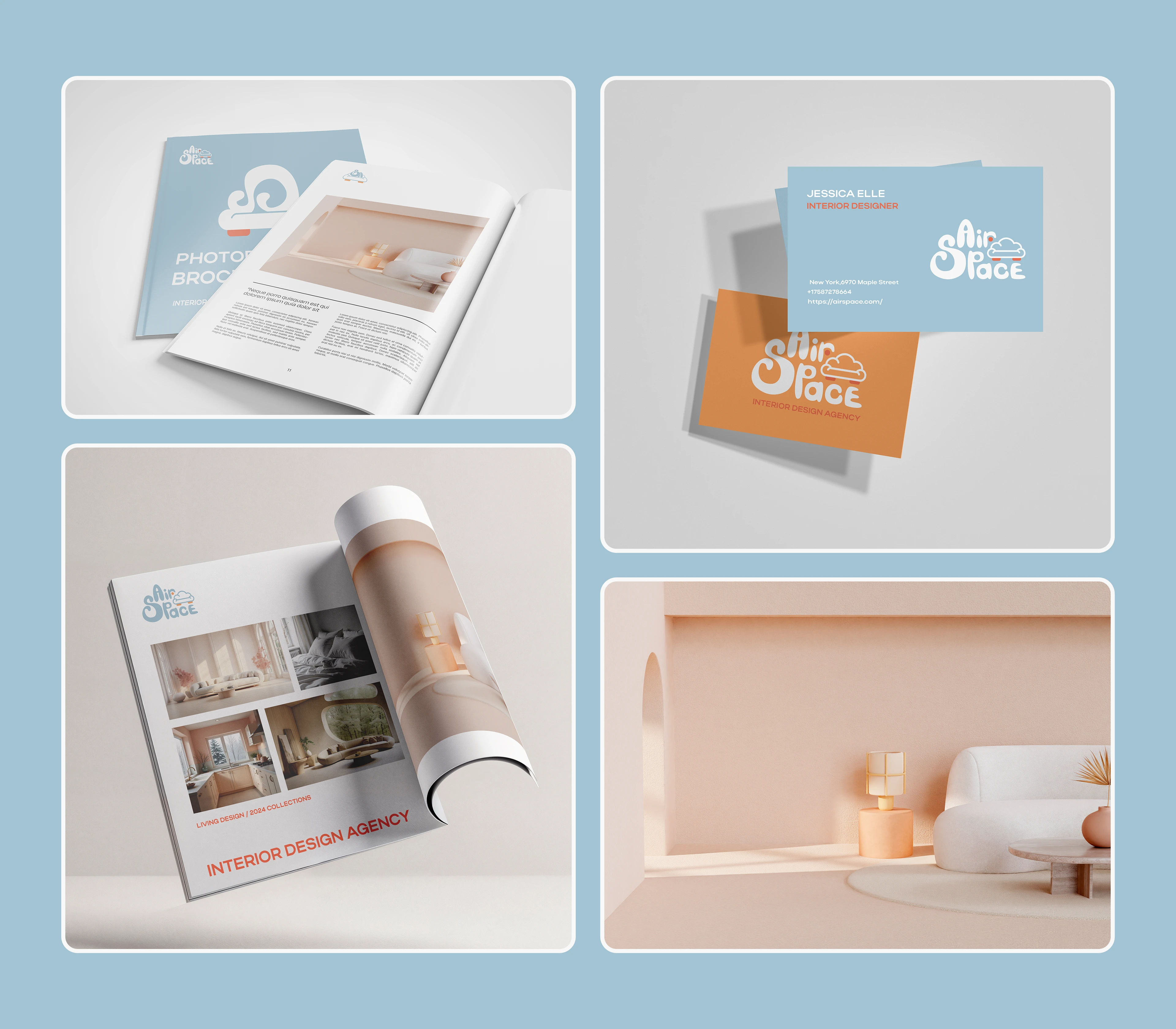 AirSpace| Brand Identity — Изображение №6 — Брендинг на Dprofile