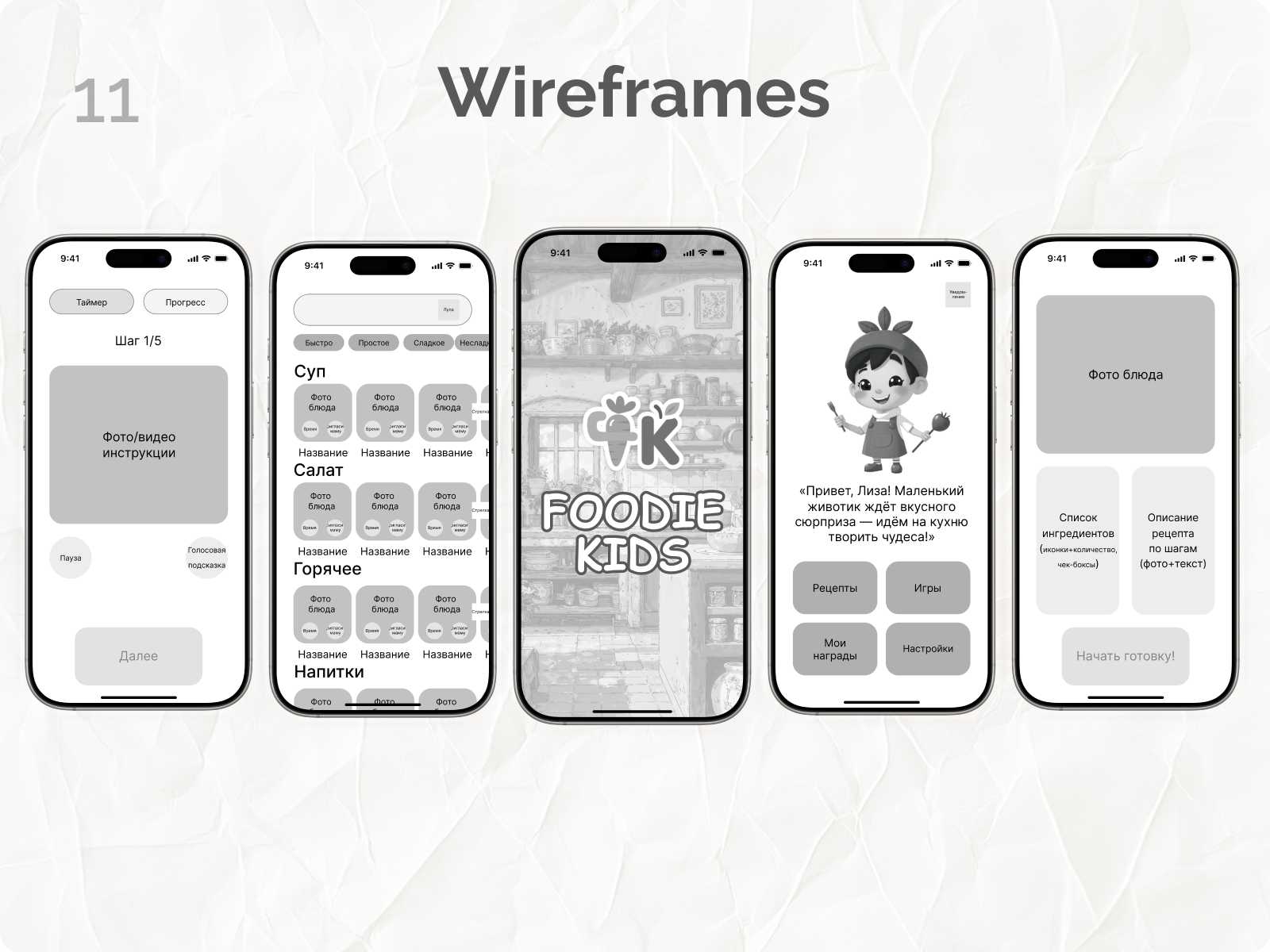 Foodie Kids - игровой дневник питания — Изображение №16 — Интерфейсы на Dprofile