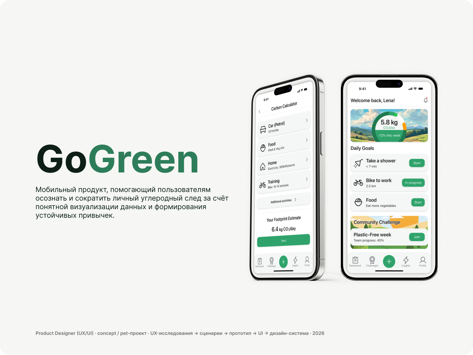 GoGreen — Изображение №1 — Интерфейсы на Dprofile
