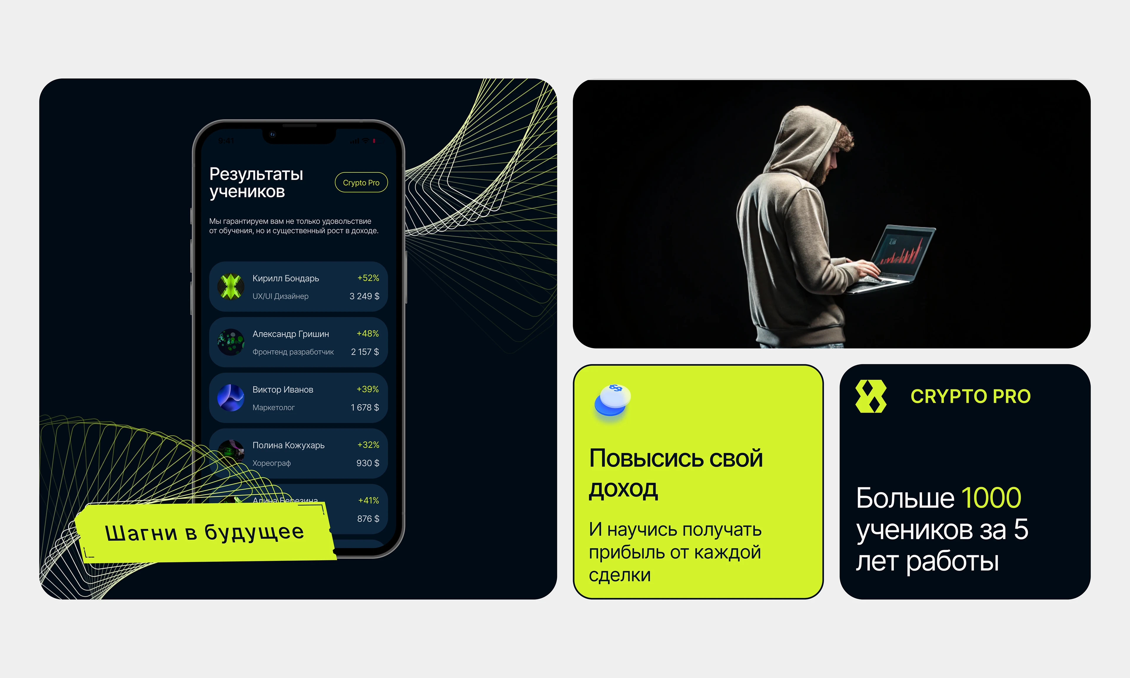 Лендинг для курса — Изображение №5 — Интерфейсы на Dprofile