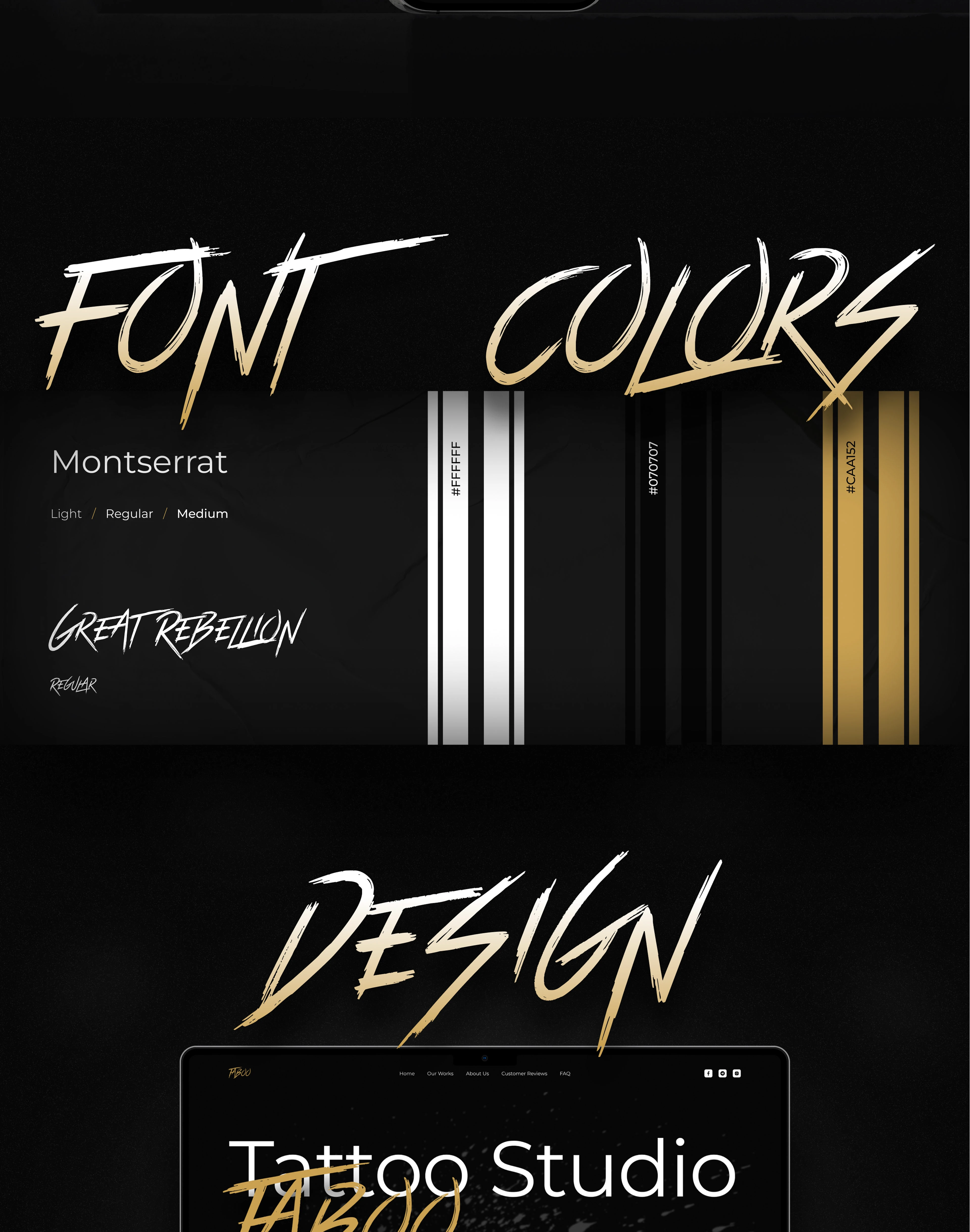 Taboo | Tattoo Studio | Landing Page — Изображение №6 — Интерфейсы на Dprofile