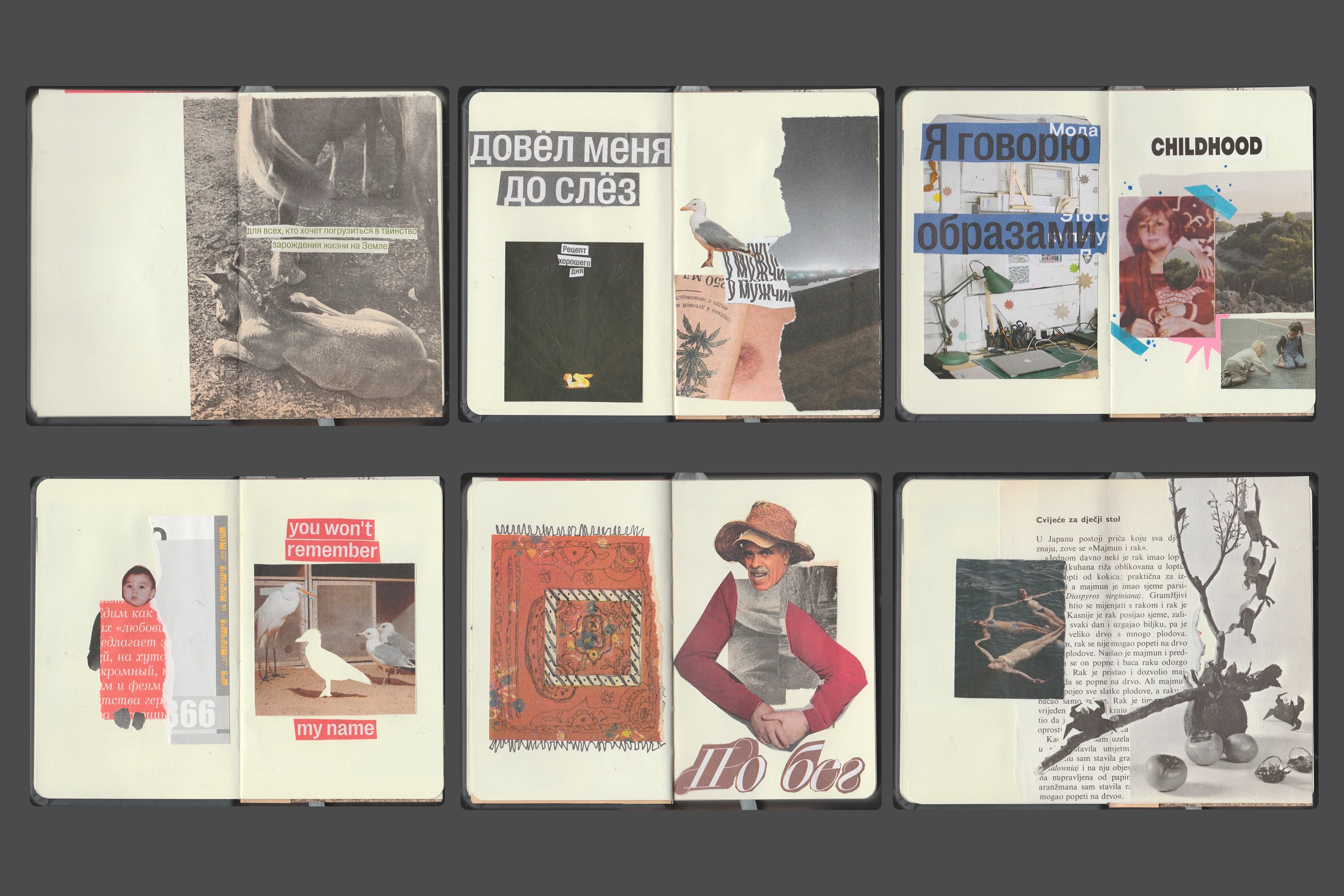 Коллажный скетчбук — Изображение №2 — Графика на Dprofile