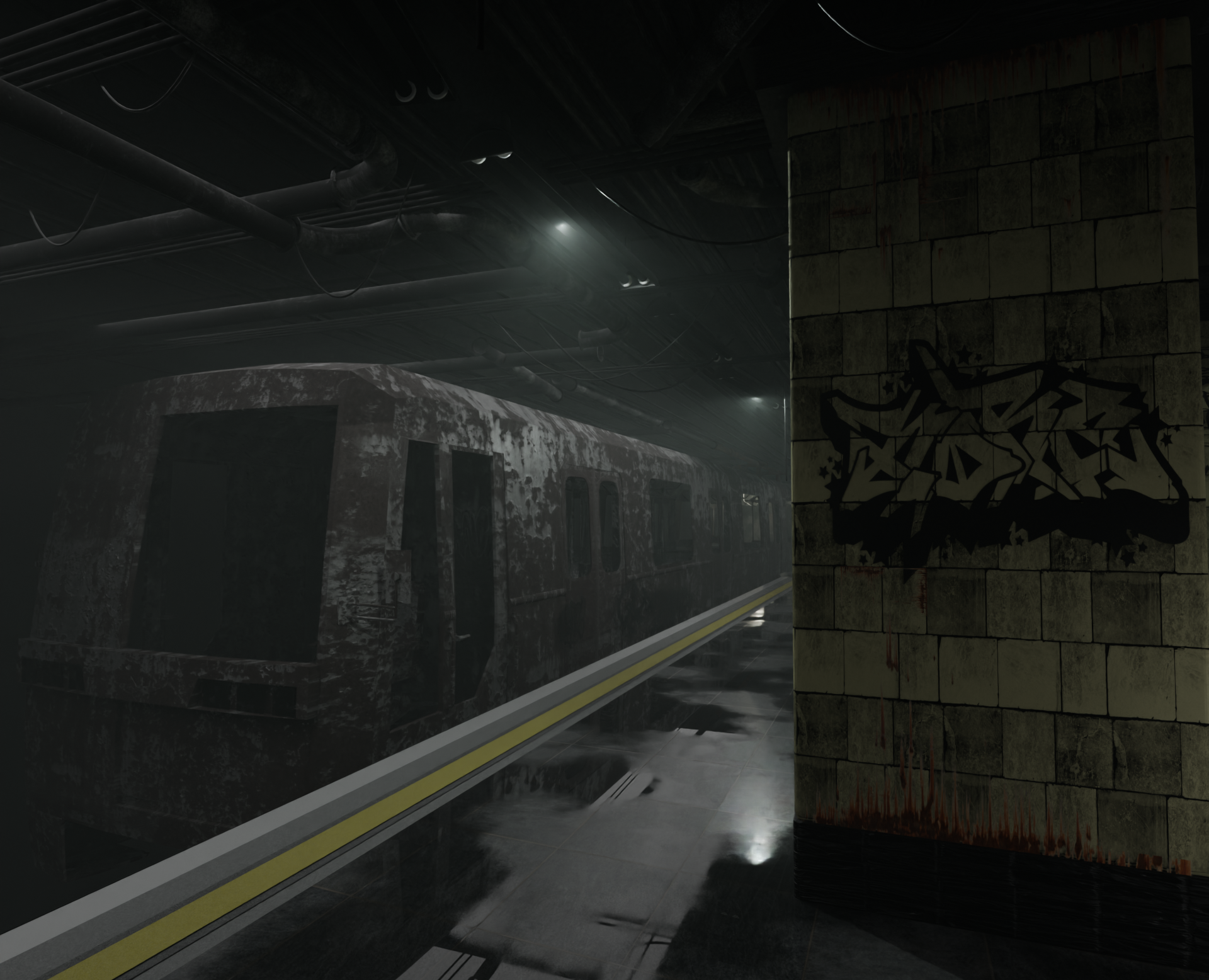 Haunted Metro 3D Project — Графика, Анимация на Dprofile