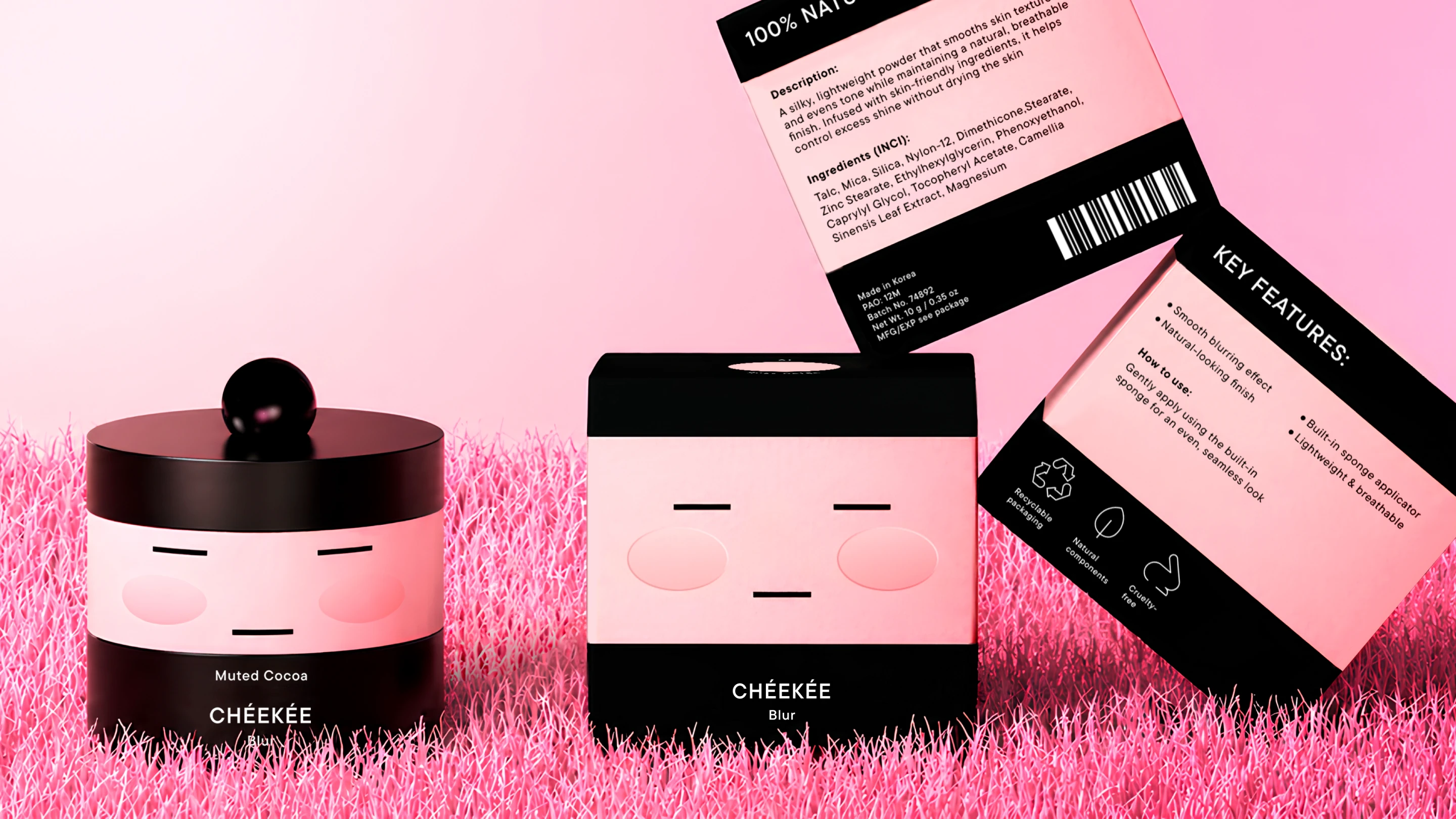 Бренд корейской косметики CHÉEKÉE — Изображение №7 — Брендинг, 3D на Dprofile