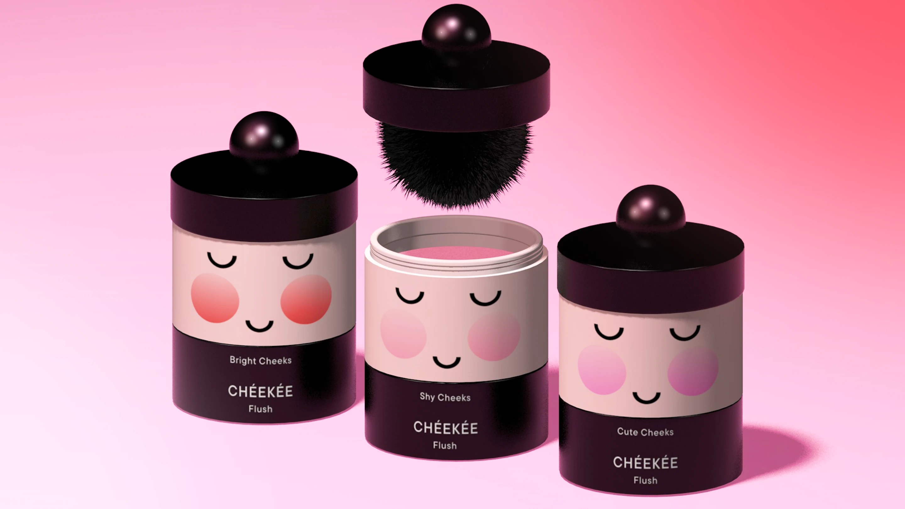 Бренд корейской косметики CHÉEKÉE — Изображение №2 — Брендинг, 3D на Dprofile