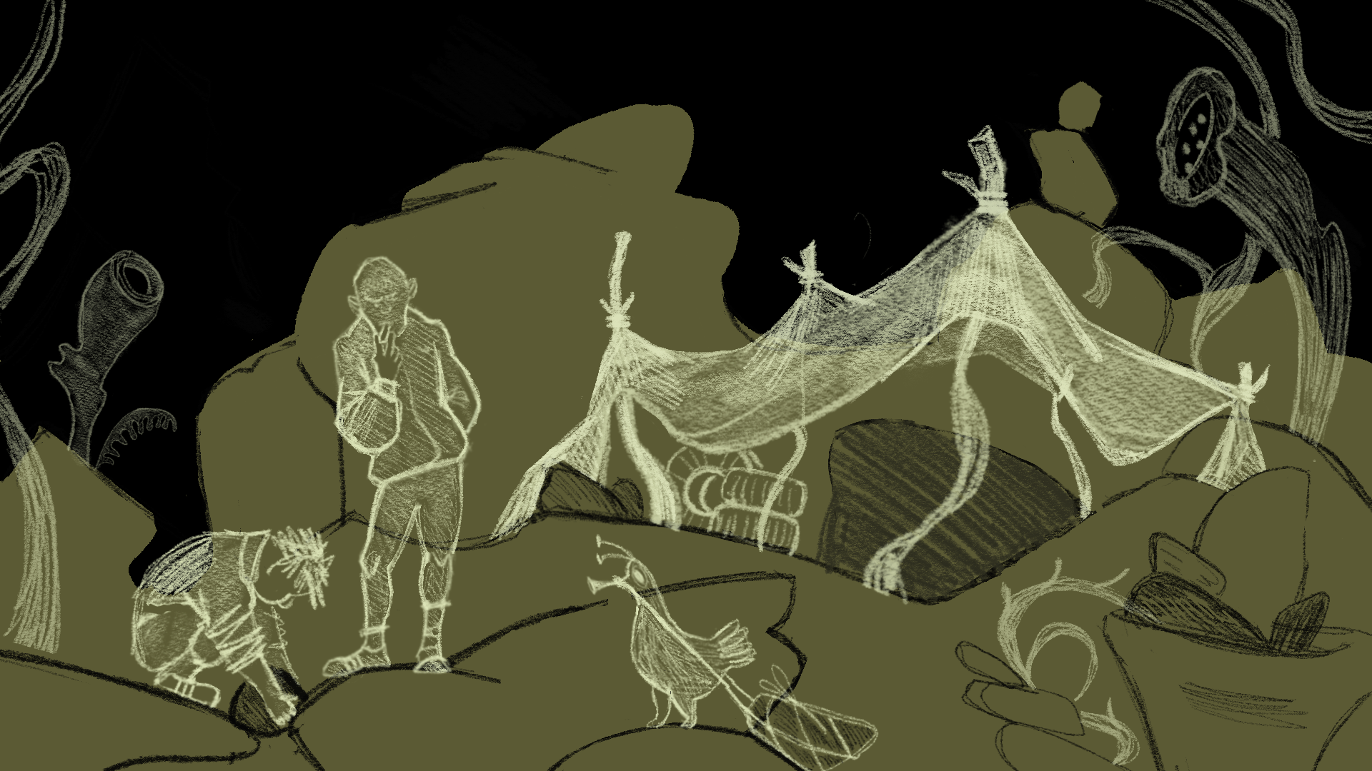 Иллюстрации к компьютерной игре "Вне Зоны" — Изображение №11 — Иллюстрация на Dprofile