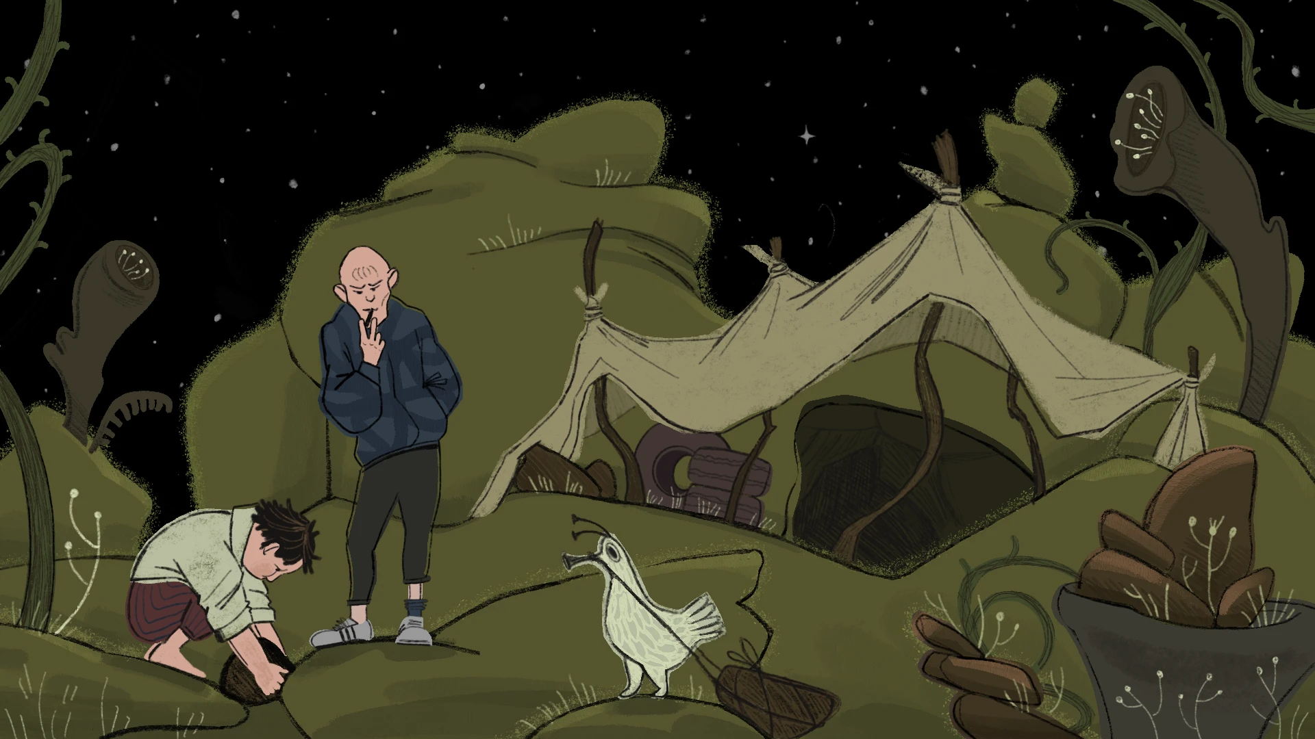 Иллюстрации к компьютерной игре "Вне Зоны" — Изображение №15 — Иллюстрация на Dprofile