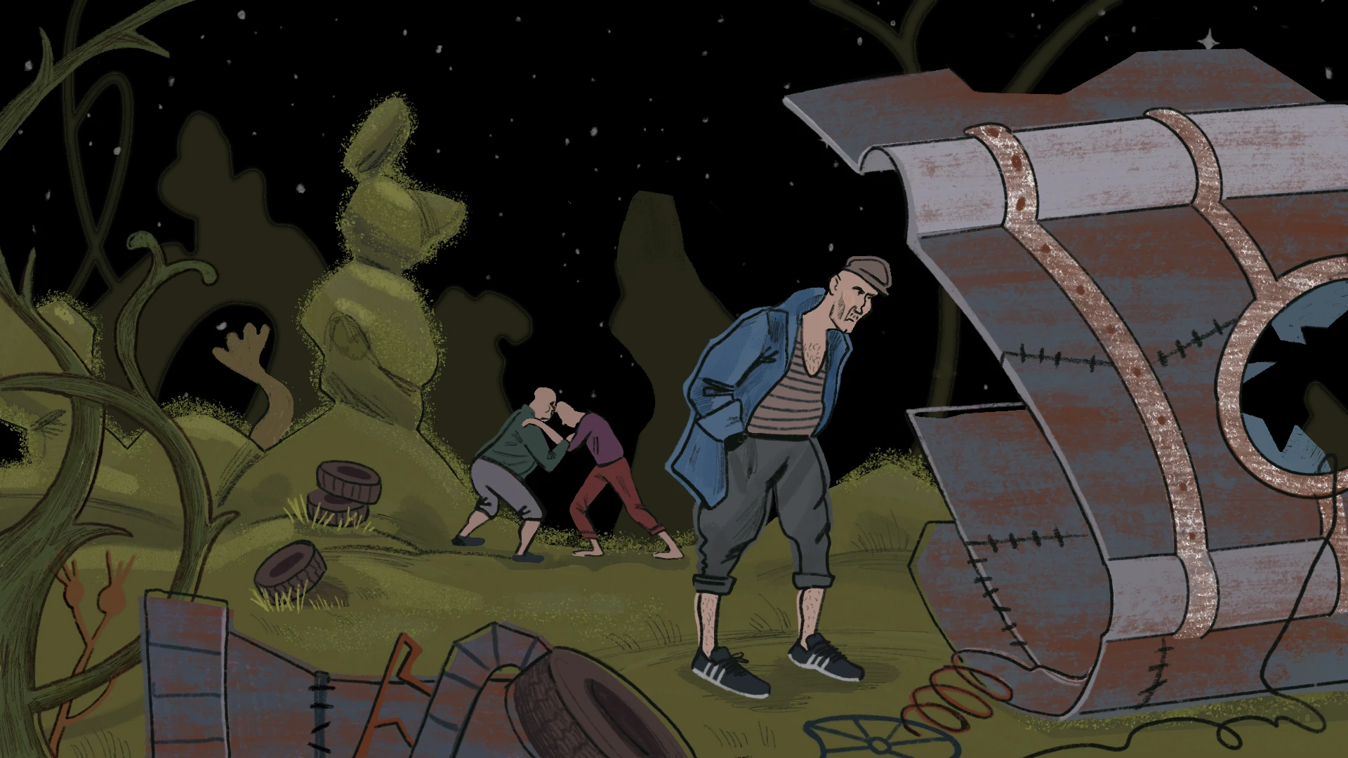 Иллюстрации к компьютерной игре "Вне Зоны" — Изображение №13 — Иллюстрация на Dprofile