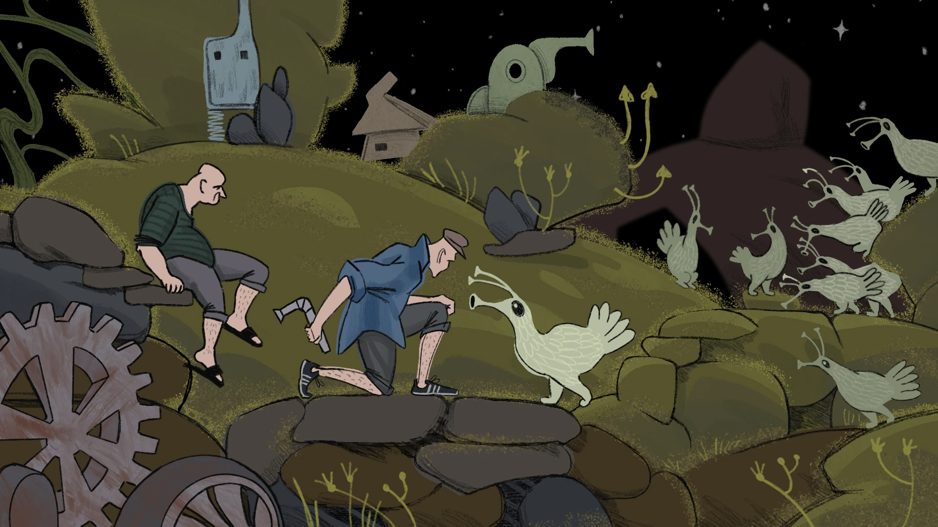 Иллюстрации к компьютерной игре "Вне Зоны" — Изображение №14 — Иллюстрация на Dprofile