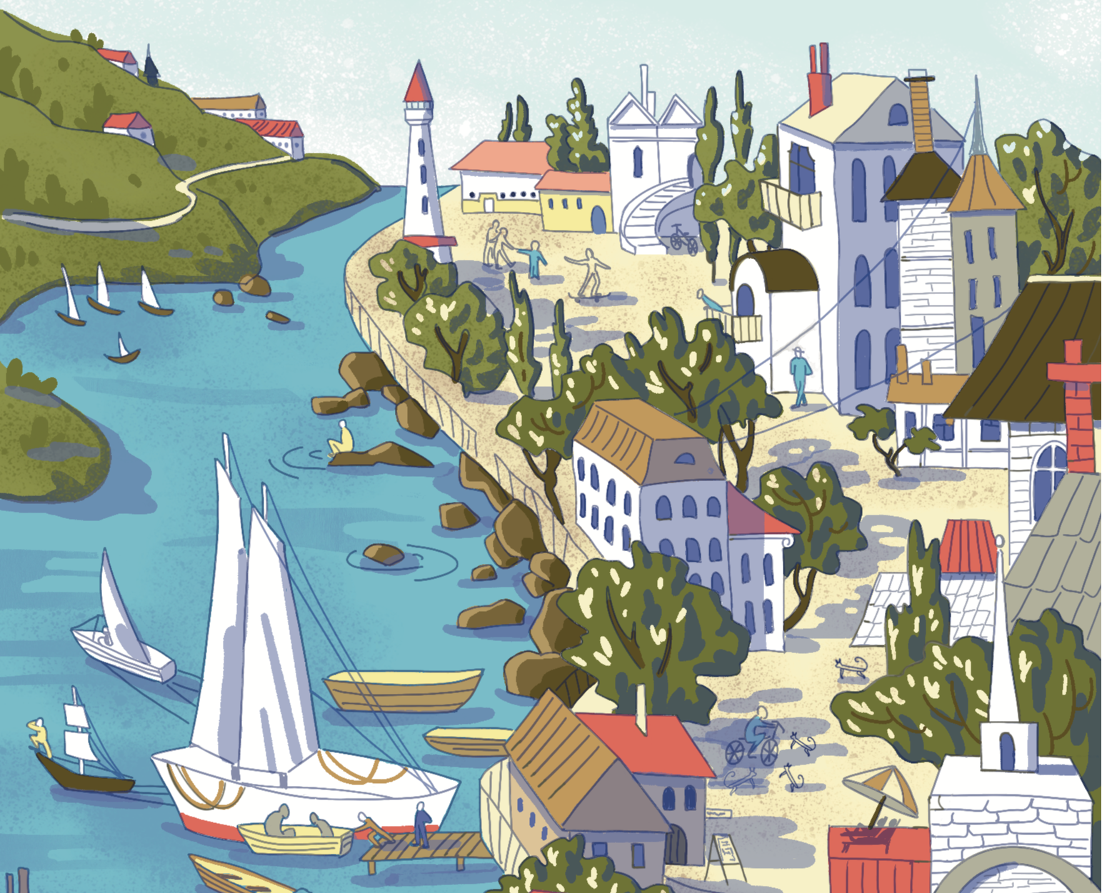 Виммельбухи — Иллюстрация на Dprofile