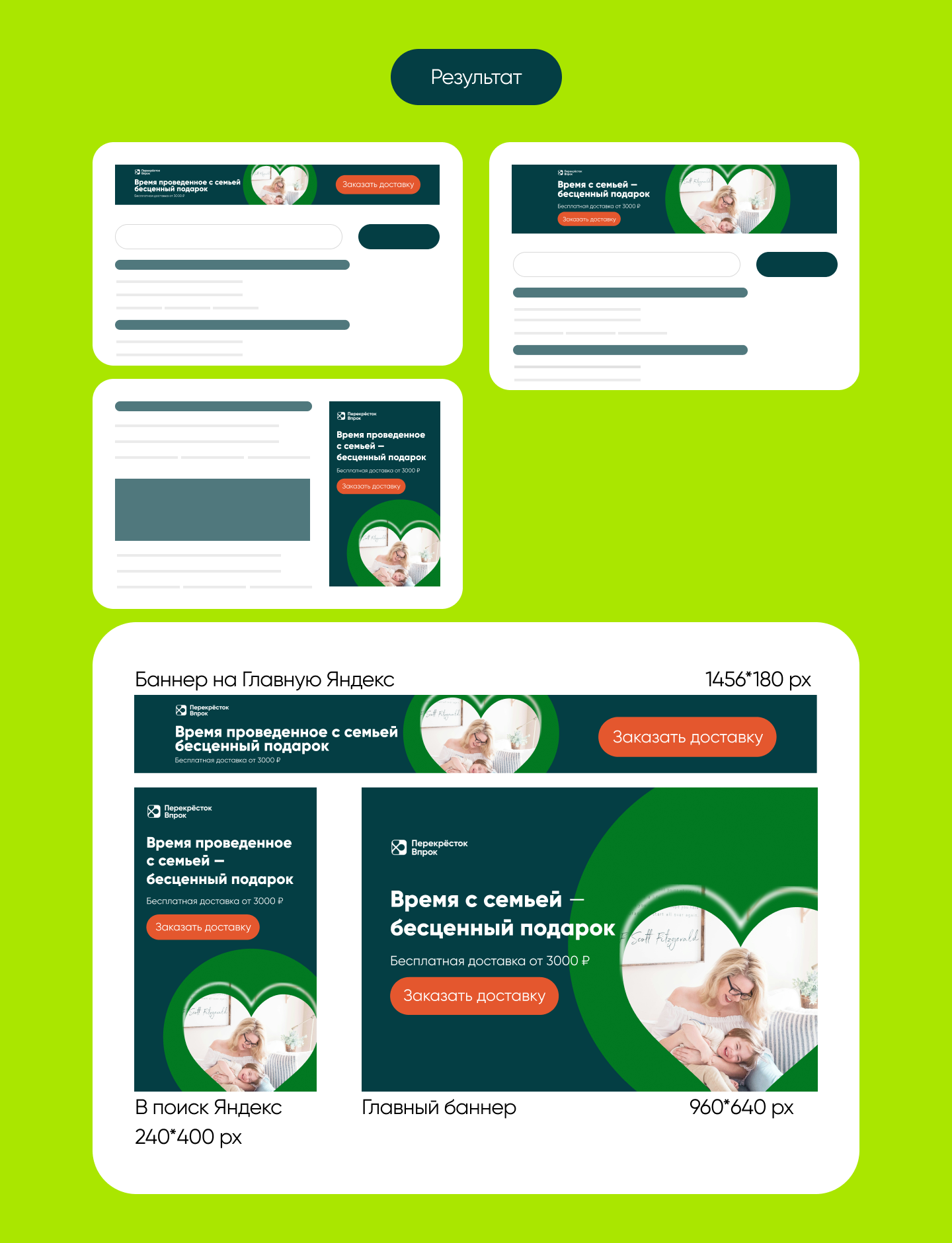 Баннеры Перекрёсток Впрок — Изображение №3 — Брендинг, Маркетинг на Dprofile