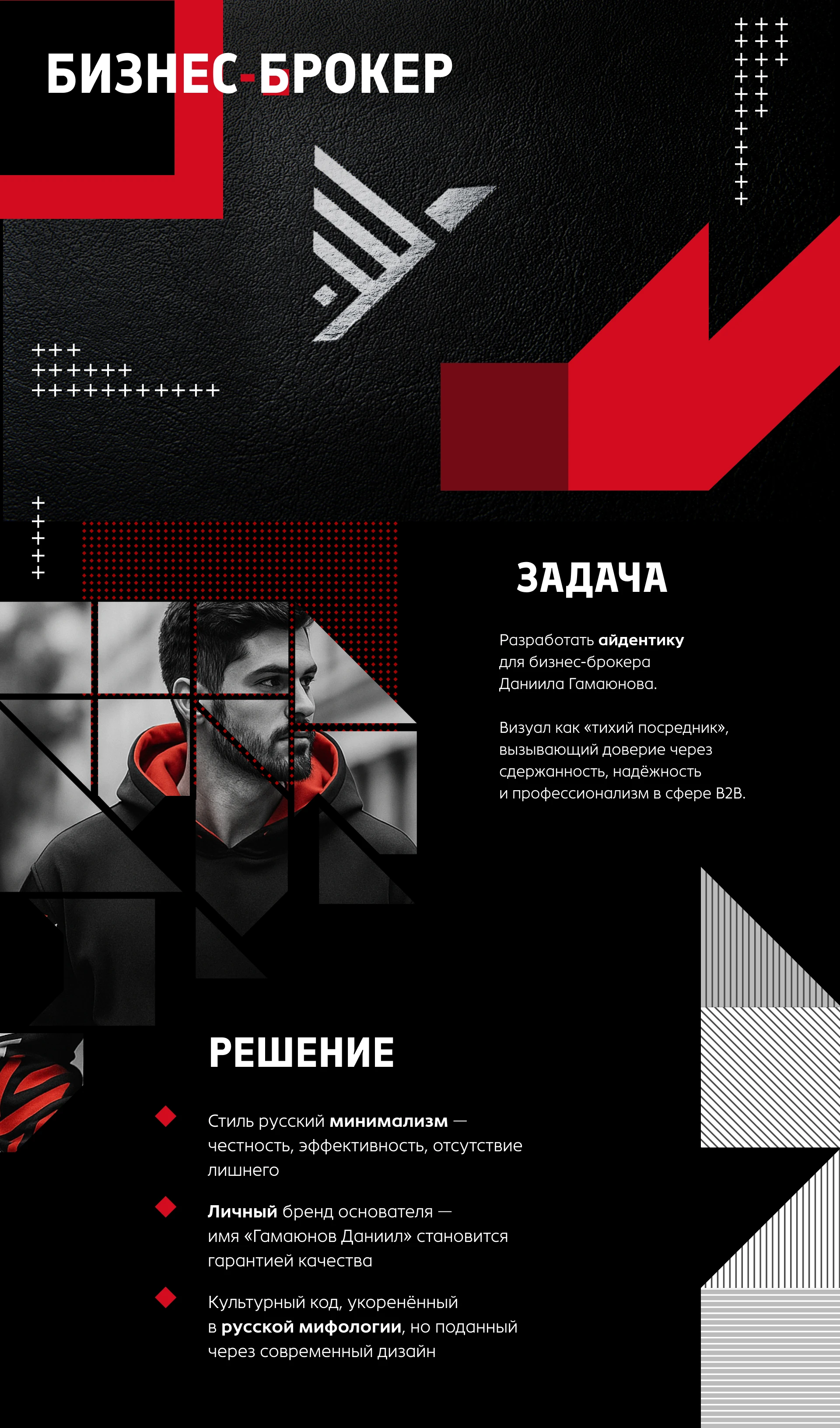 Айдентика для бизнес-брокера Даниила Гамаюнова. — Изображение №1 — Брендинг на Dprofile