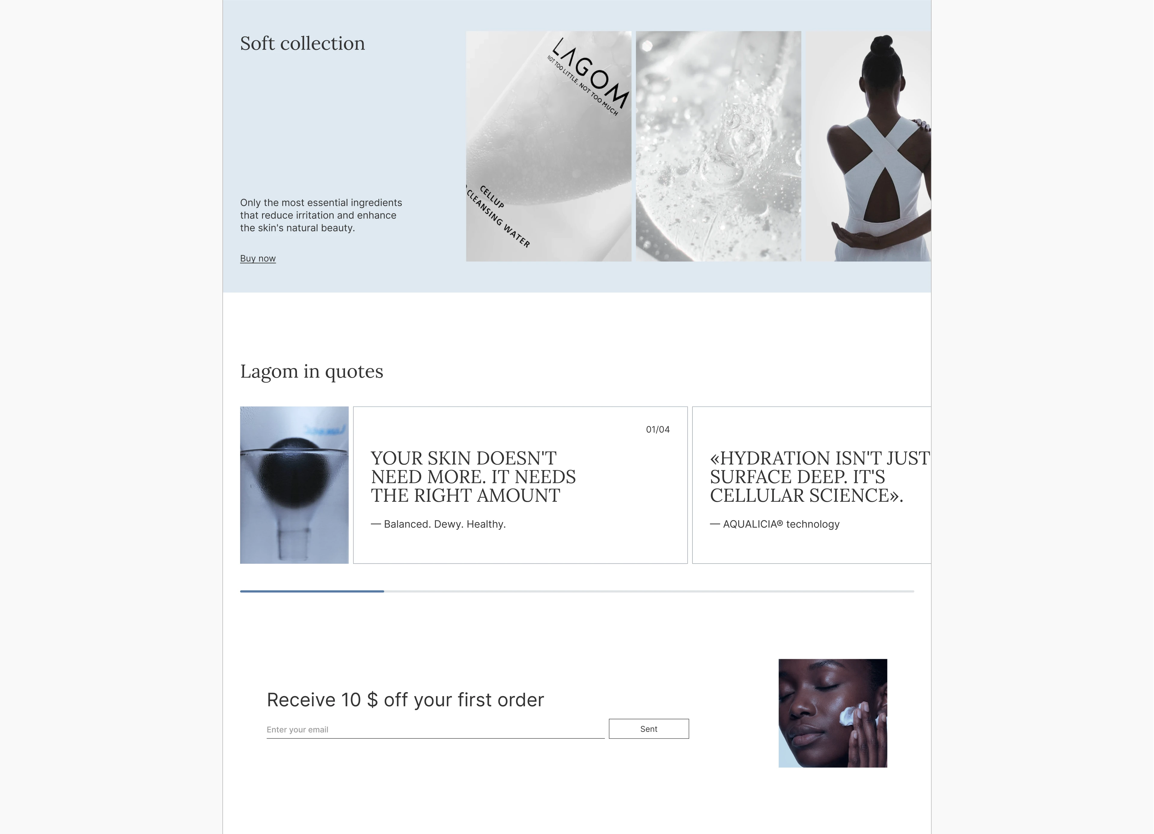 LAGOM — Concept Website Redesign — Изображение №5 — Интерфейсы на Dprofile