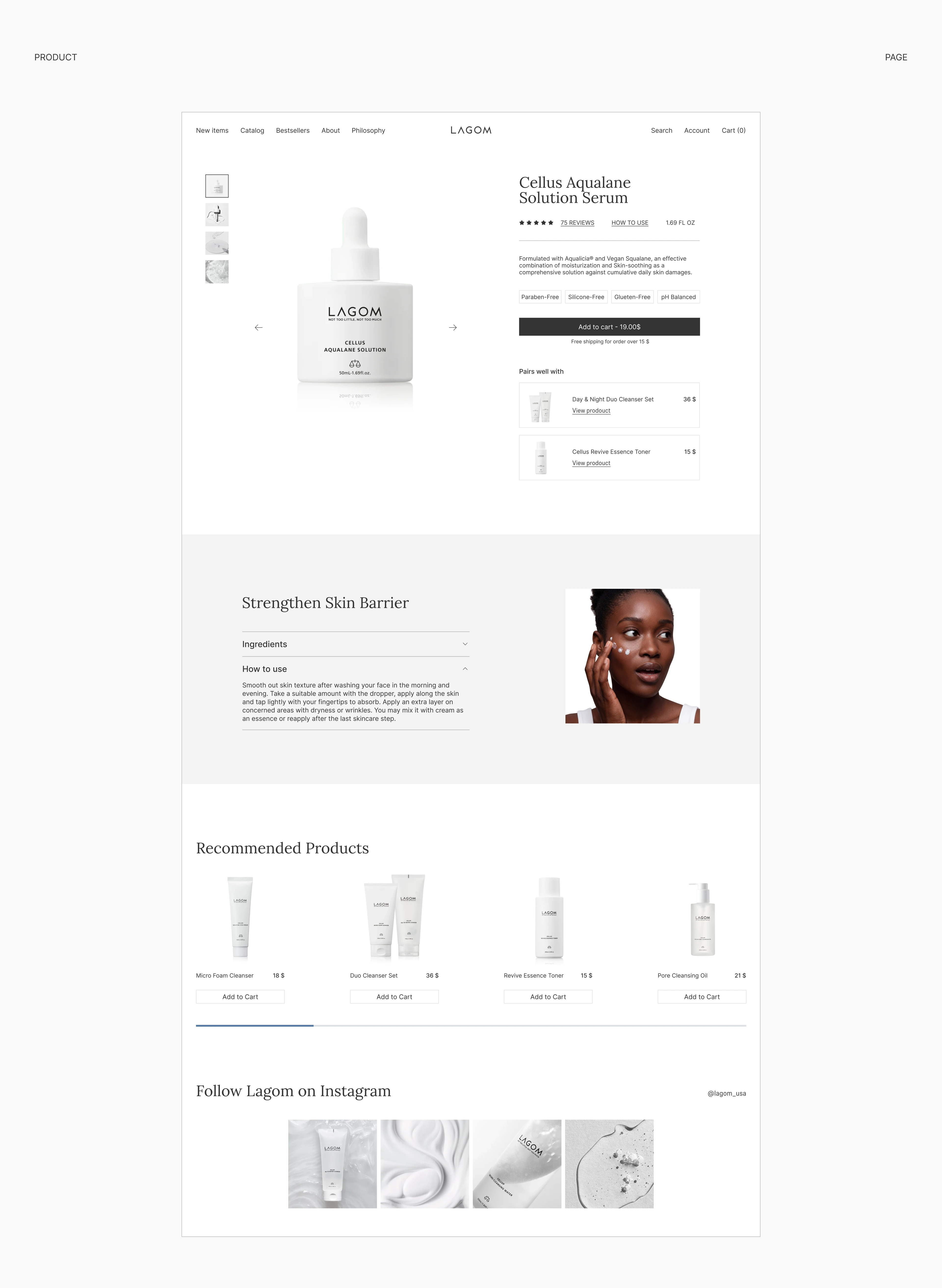 LAGOM — Concept Website Redesign — Изображение №11 — Интерфейсы на Dprofile