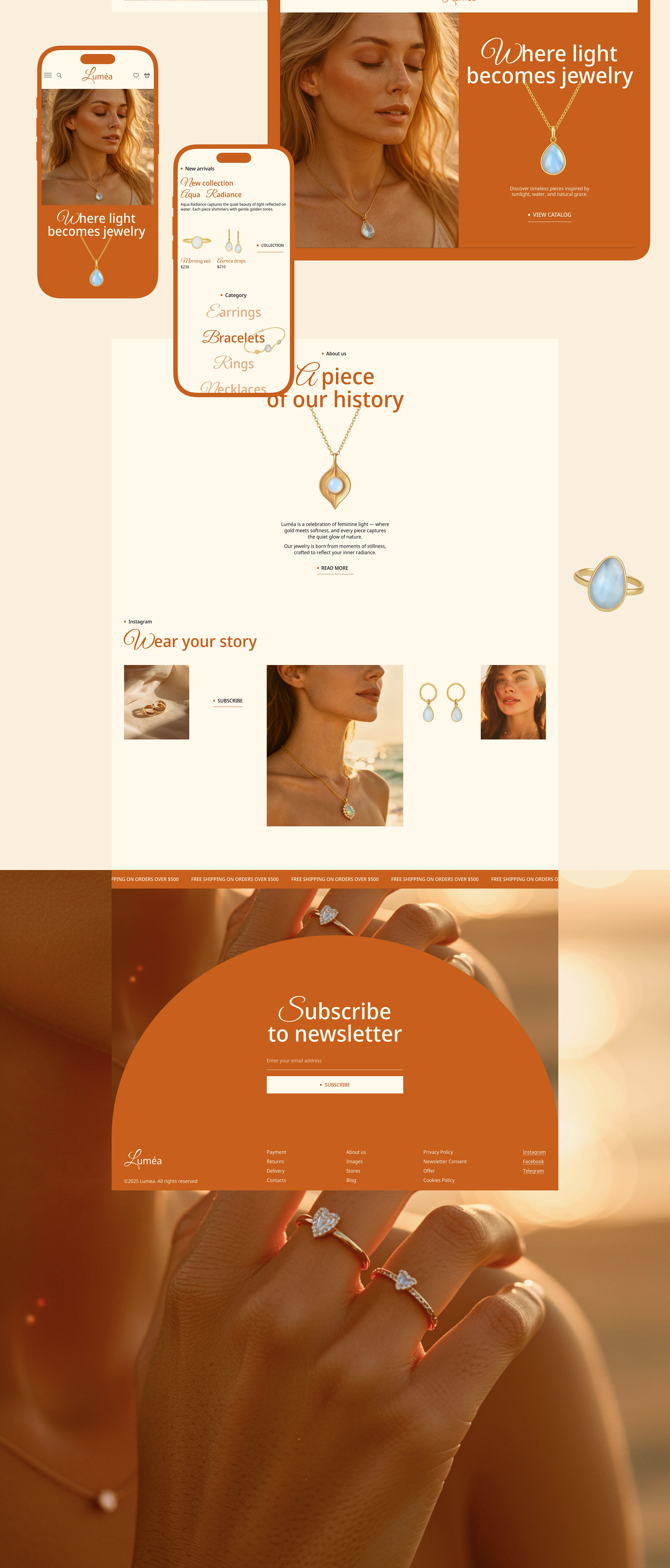 Lumea online store — Изображение №4 — Интерфейсы, Брендинг на Dprofile