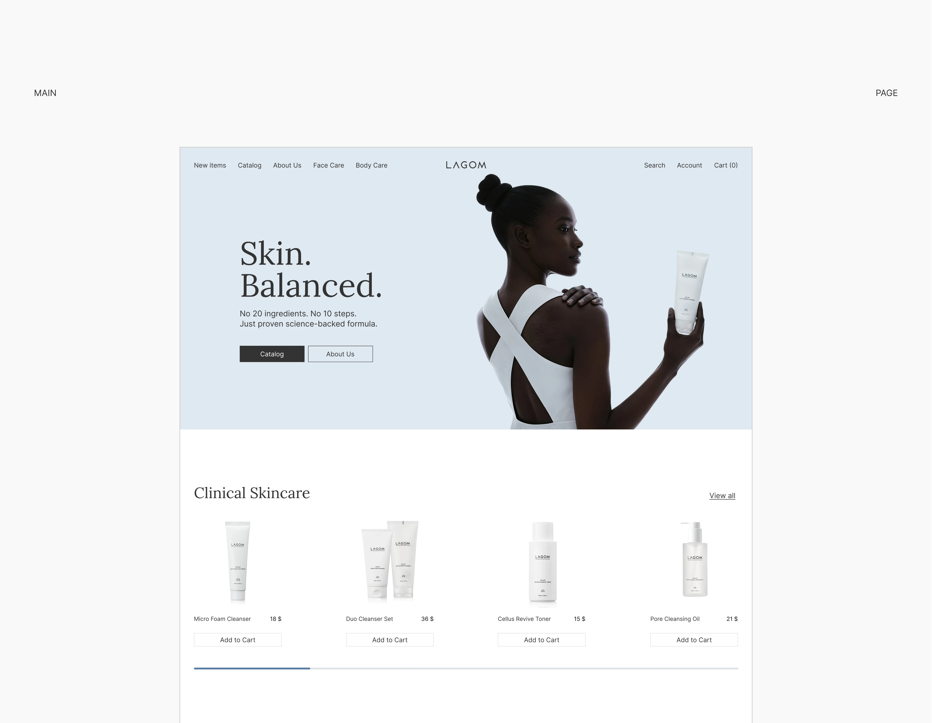 LAGOM — Concept Website Redesign — Изображение №3 — Интерфейсы на Dprofile