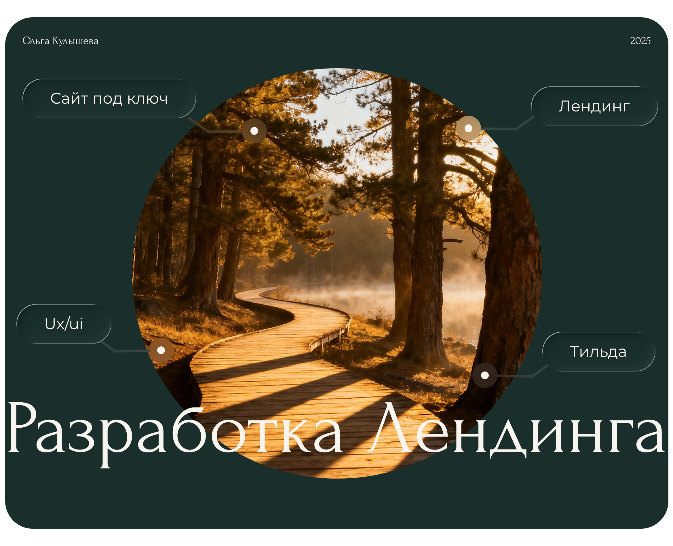 Дизайн лендинга для загородного отеля — Интерфейсы на Dprofile