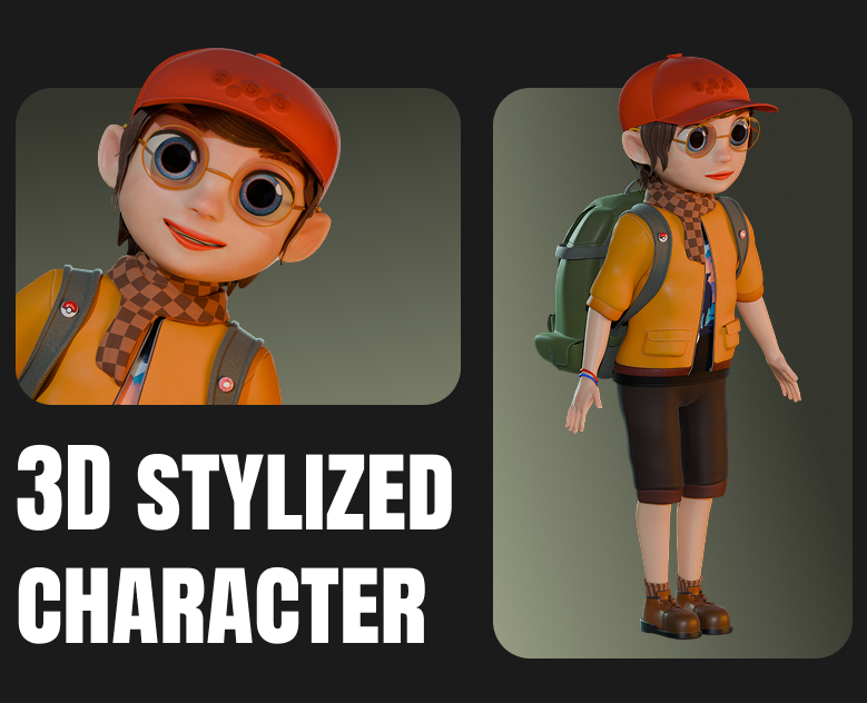 3D Stylized Character на Dprofile