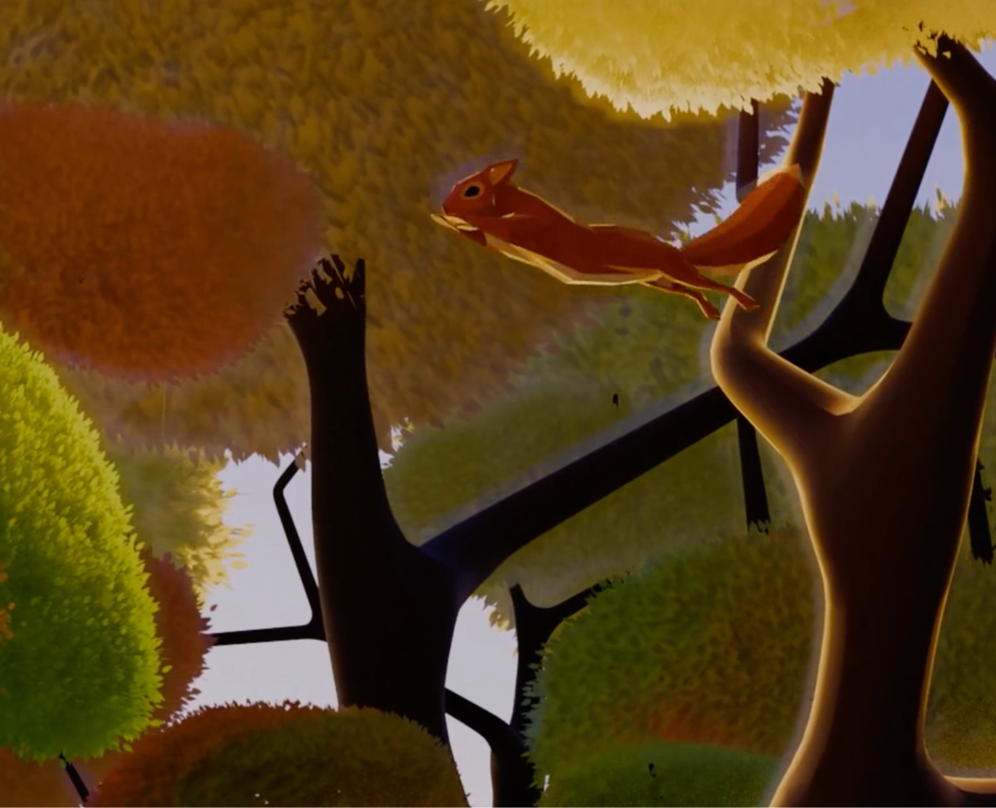 3D Анимация. Сцена с белкой. на Dprofile