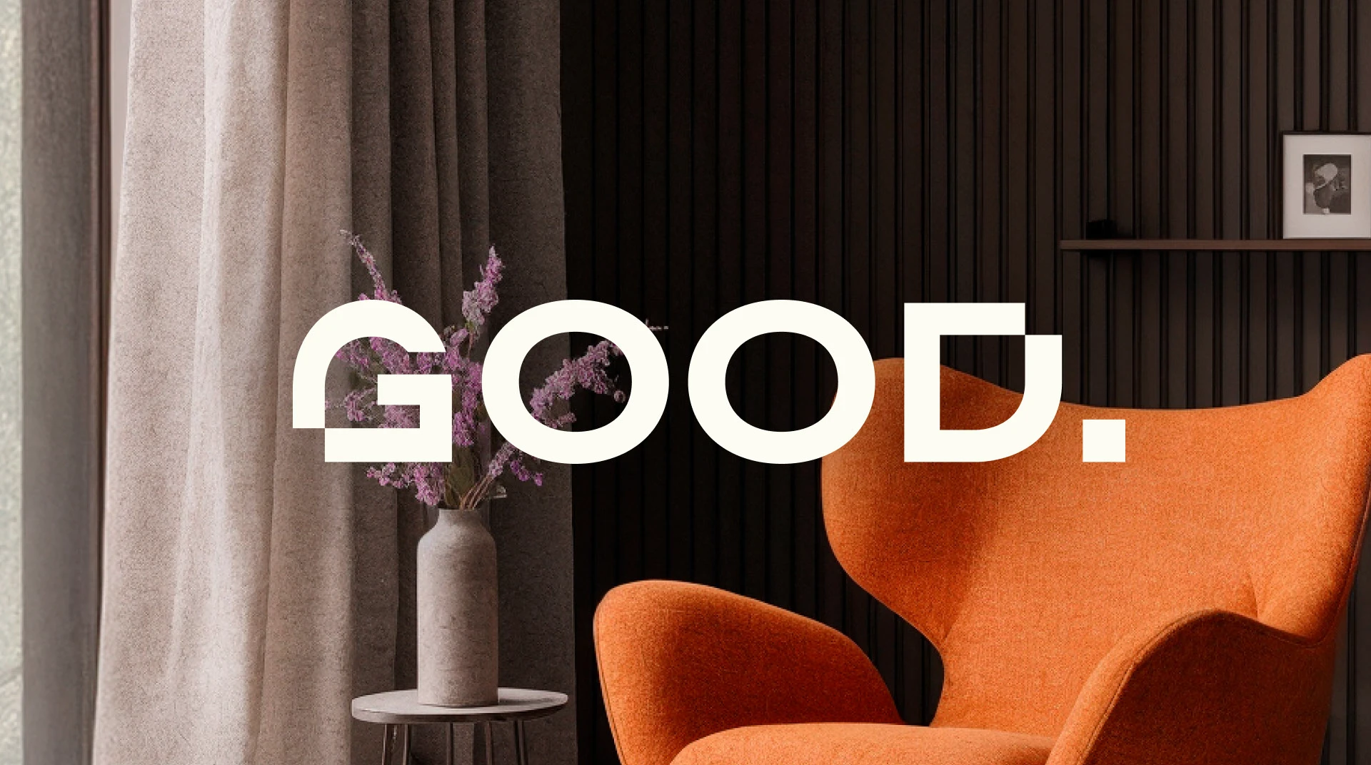 Логотип и фирменный стиль для студии дизайна интерьера GOOD — Изображение №1 — Брендинг, Графика на Dprofile