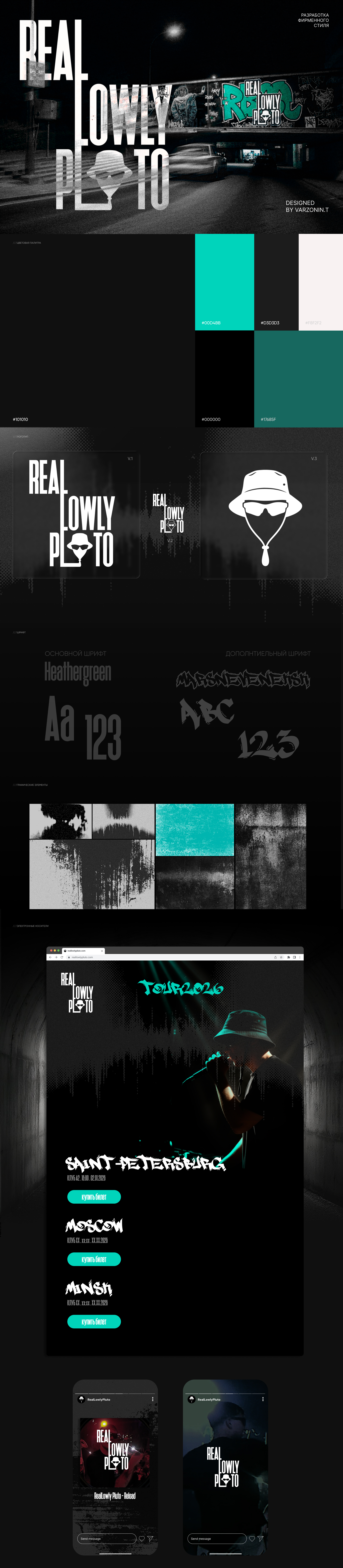 RealLowlyPluto | Фирменный стиль — Изображение №1 — Брендинг, 3D на Dprofile