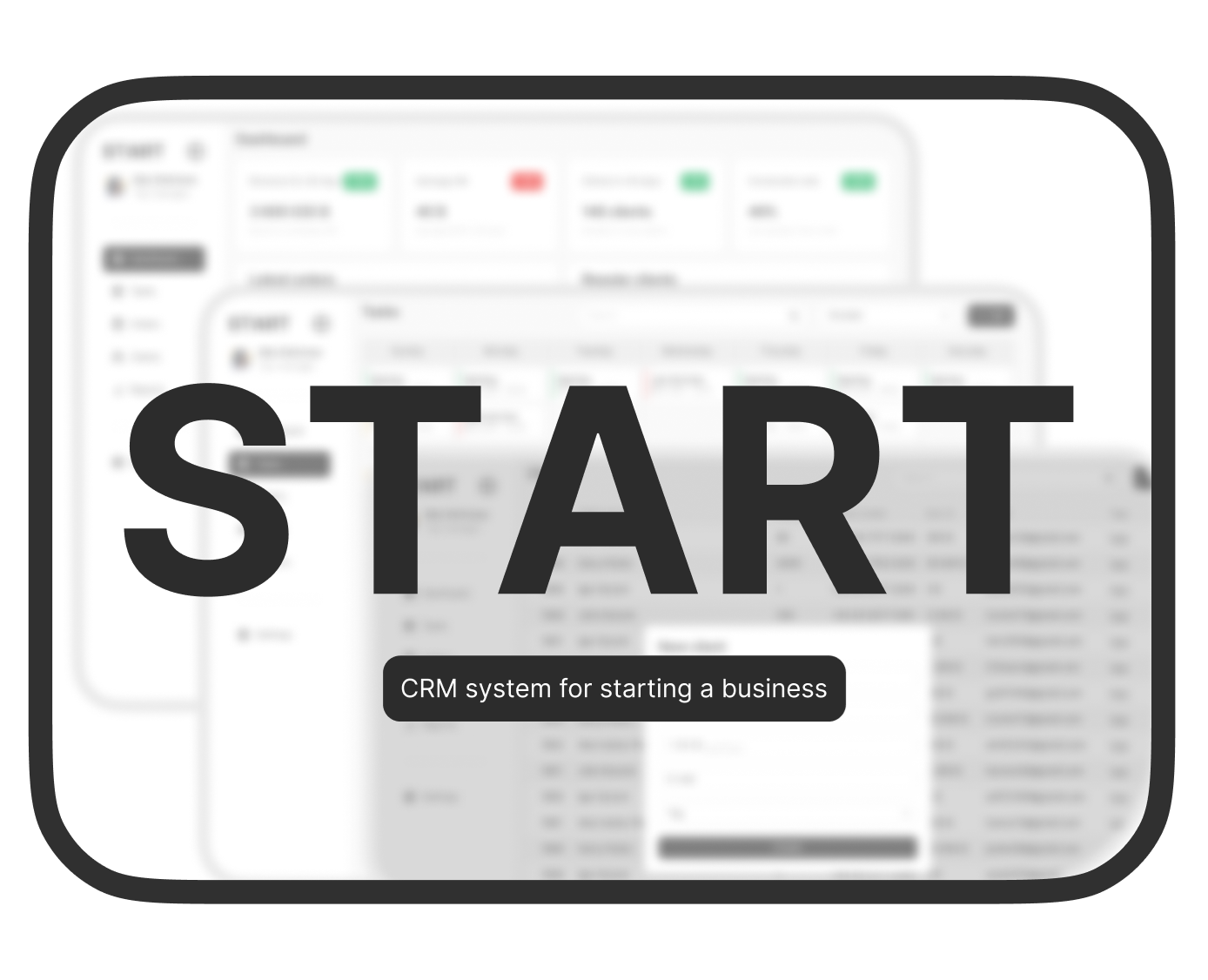 START - CRM system for a business на Dprofile